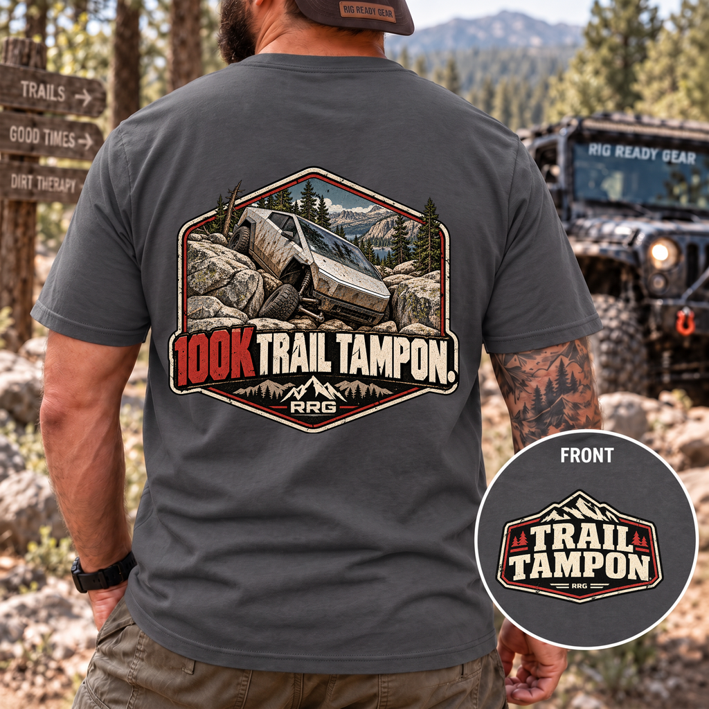 100K Trail Tampon — Vintage Badge T-shirt