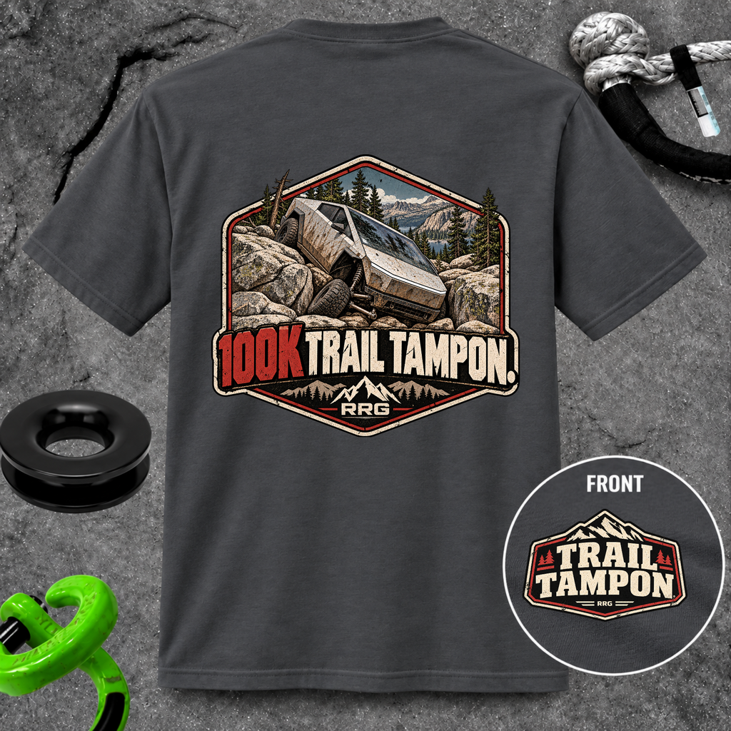 100K Trail Tampon — Vintage Badge T-shirt