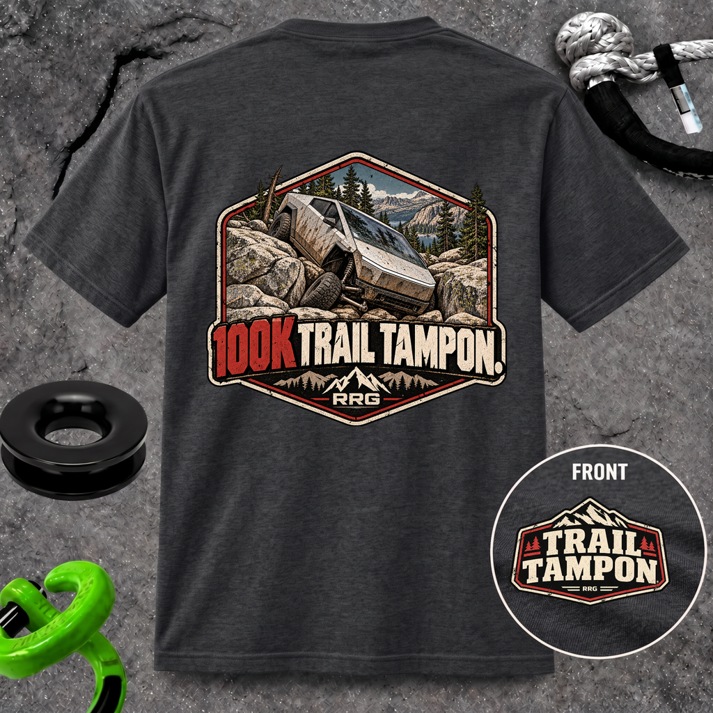 100K Trail Tampon — Vintage Badge T-shirt