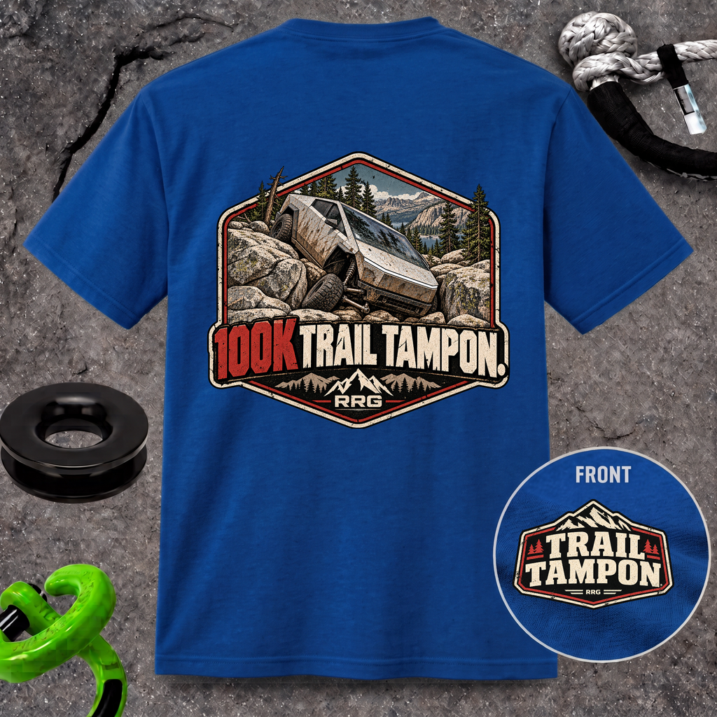 100K Trail Tampon — Vintage Badge T-shirt