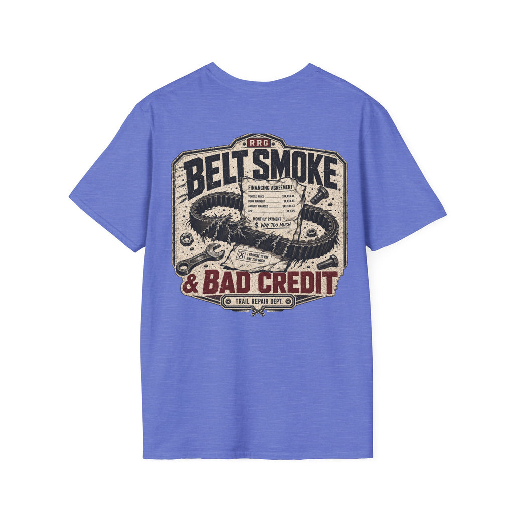 Belt Smoke & Bad Credit t-shirt
