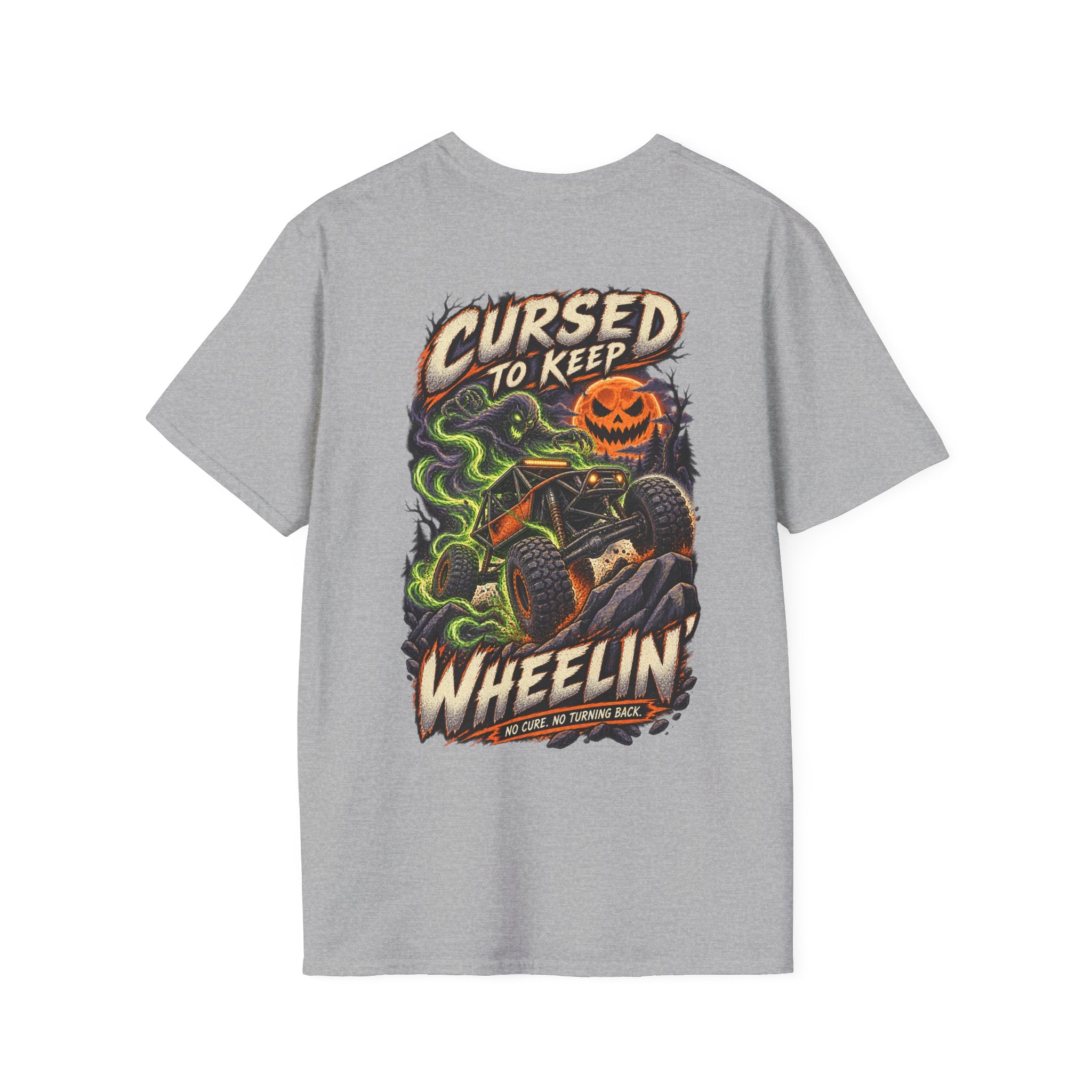 Cursed to Keep Wheelin’ Phantom T-shirt