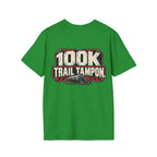 100K Trail Tampon — Industrial Warning Plate T-shirt