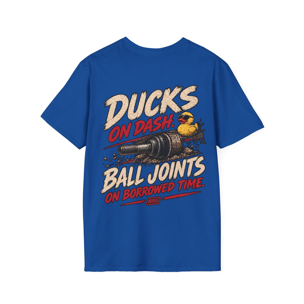 Ducks on Dash. Ball Joints on Borrowed Time. T-shirt