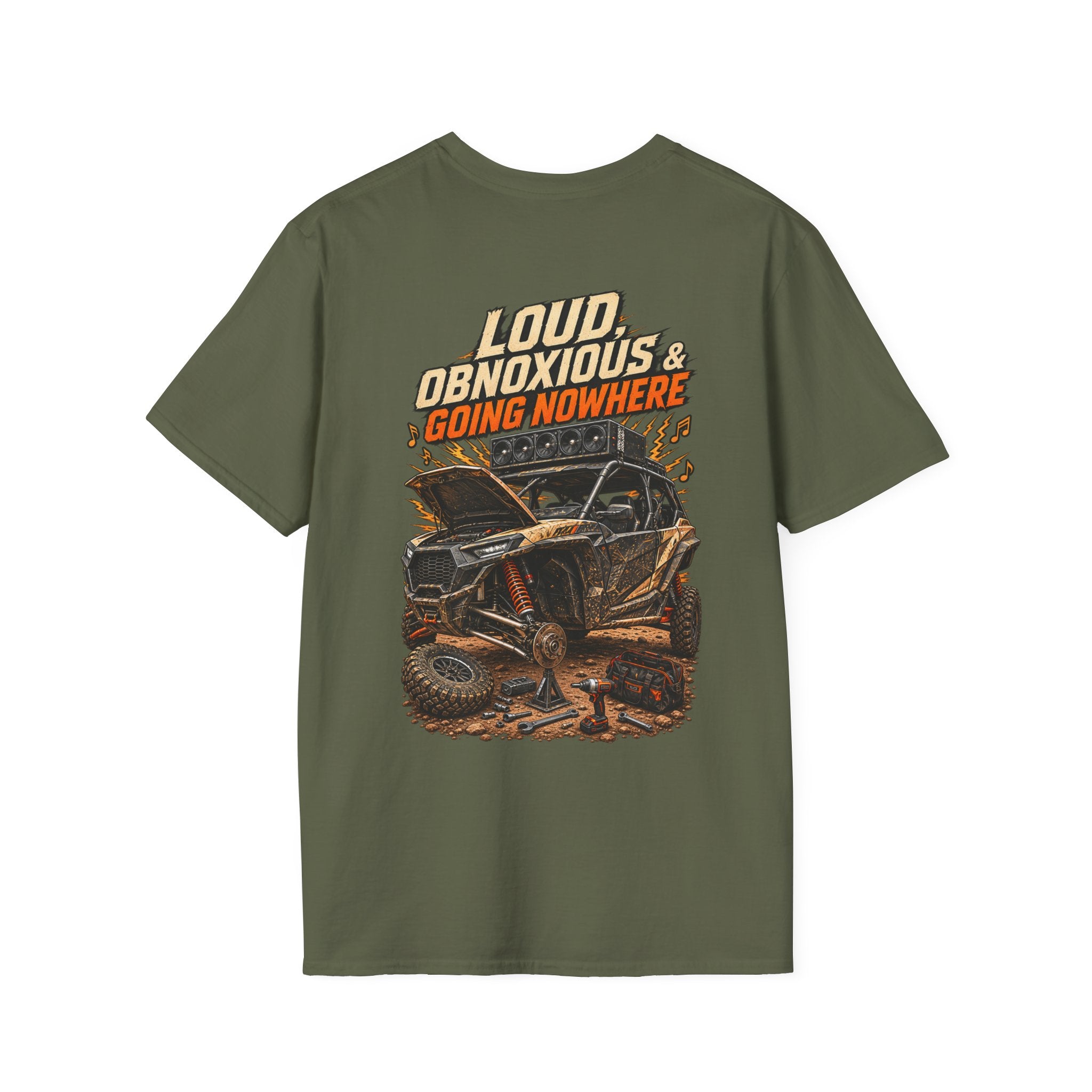 60K Golf Cart Loud, Obnoxious & Going Nowhere T-shirt