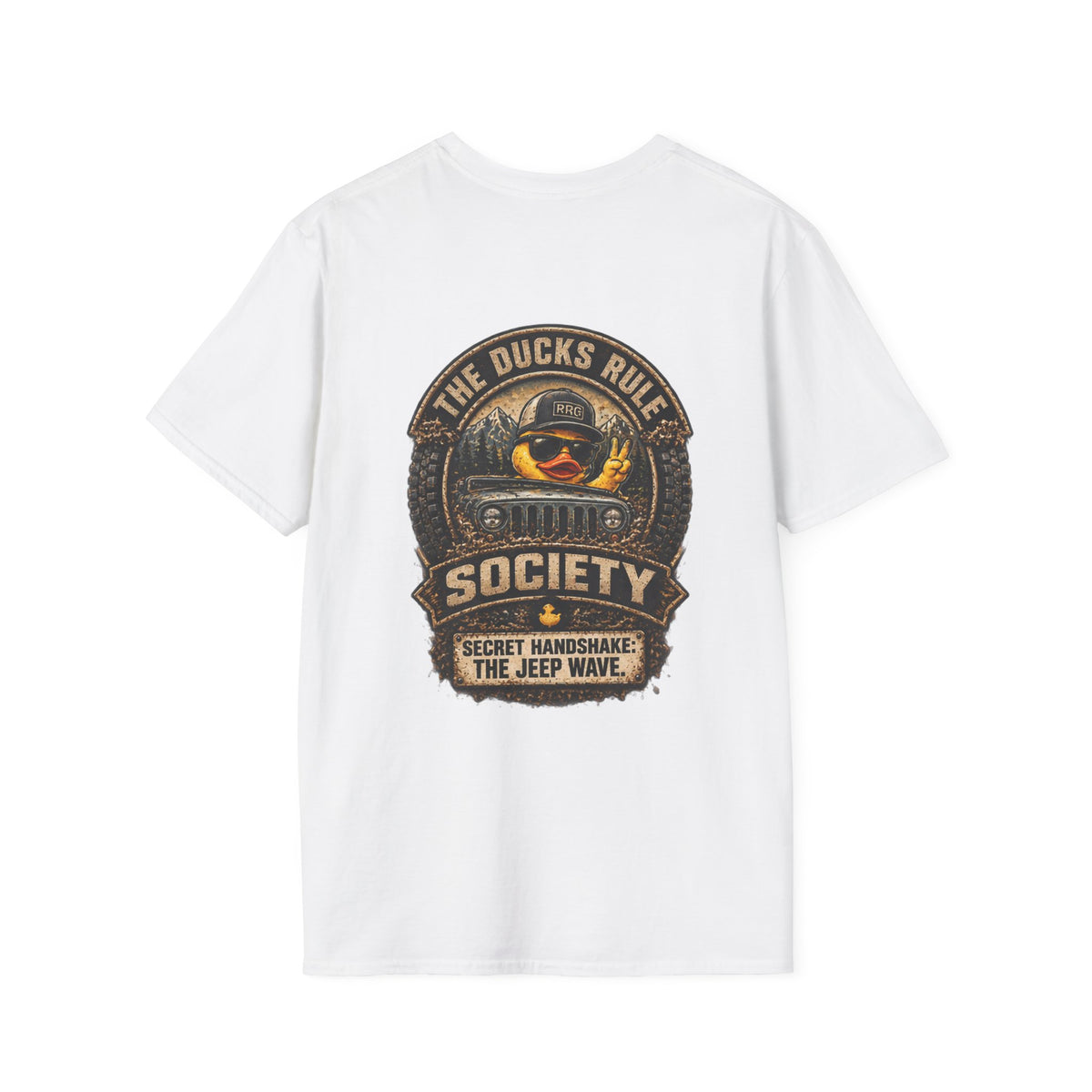 The Ducks Rule Society — Secret Handshake: The Jeep Wave — Handshake Verified T-shirt