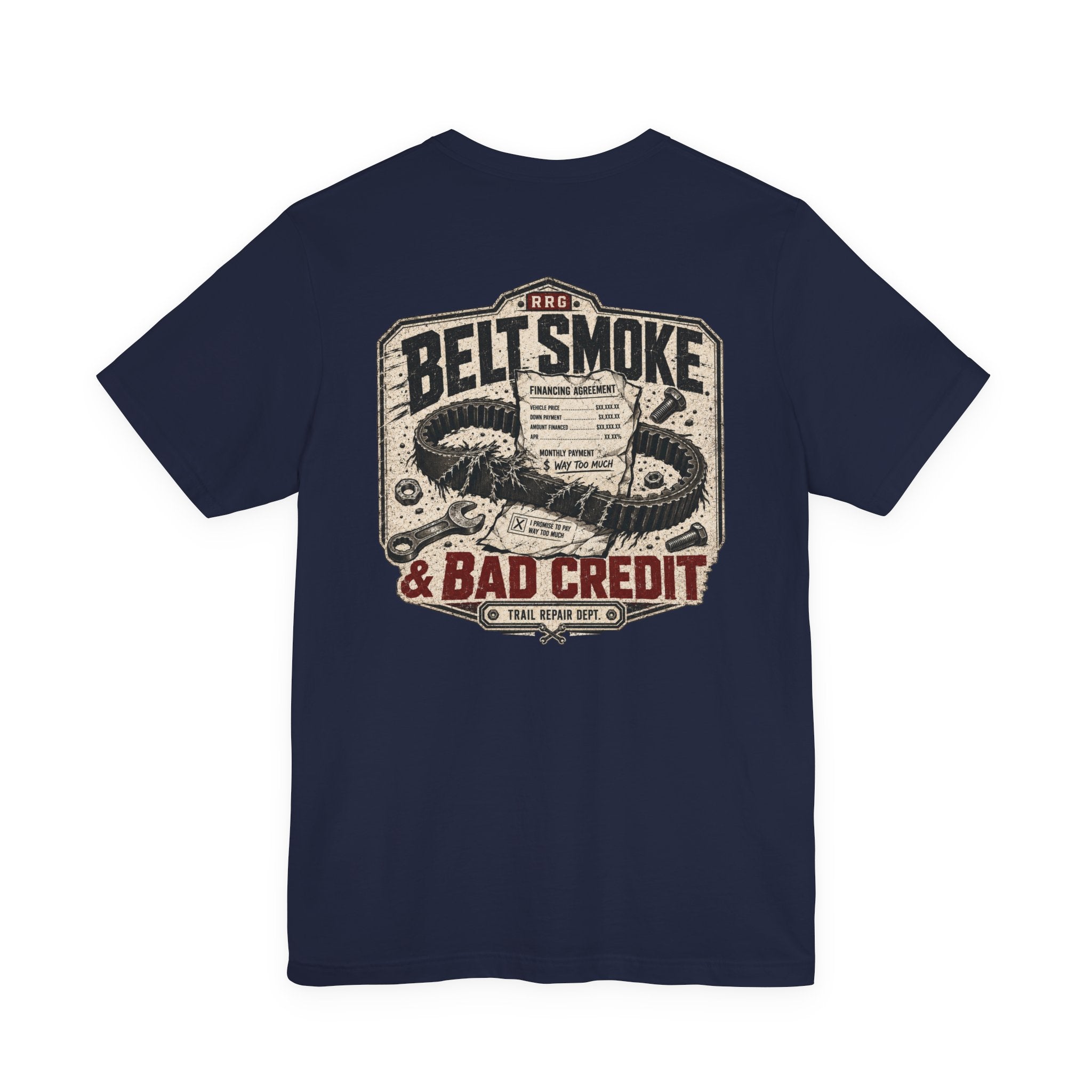 Belt Smoke & Bad Credit Tee | Rig Ready Gear Shirt