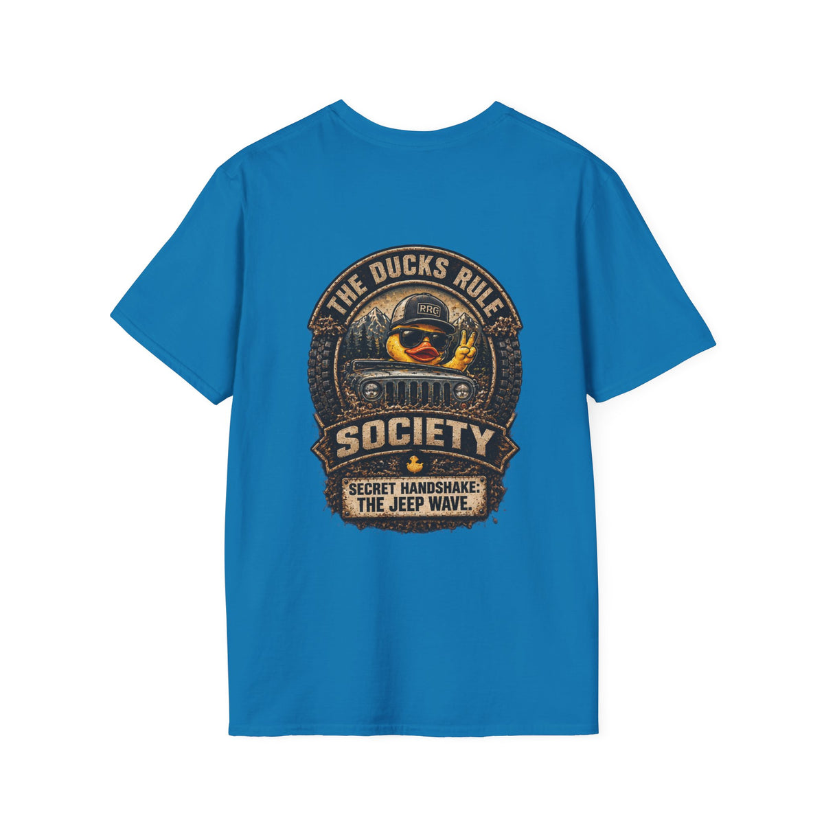 The Ducks Rule Society — Secret Handshake: The Jeep Wave — Handshake Verified T-shirt