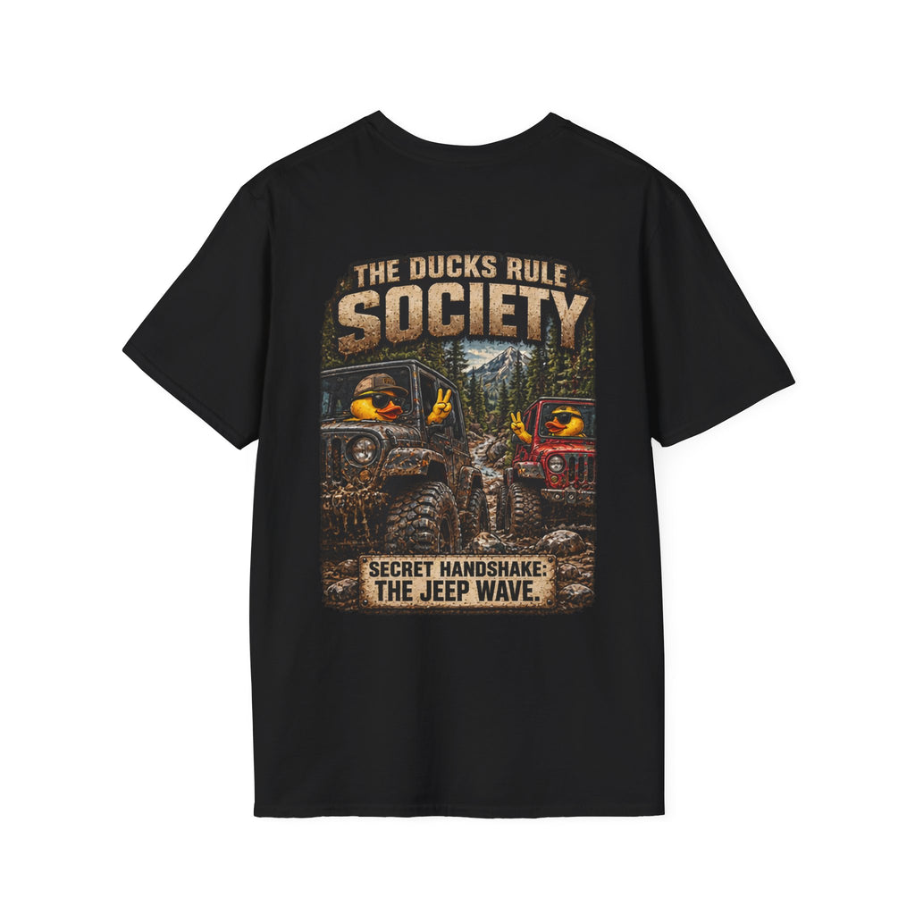 The Ducks Rule Society — Secret Handshake: The Jeep Wave T-shirt