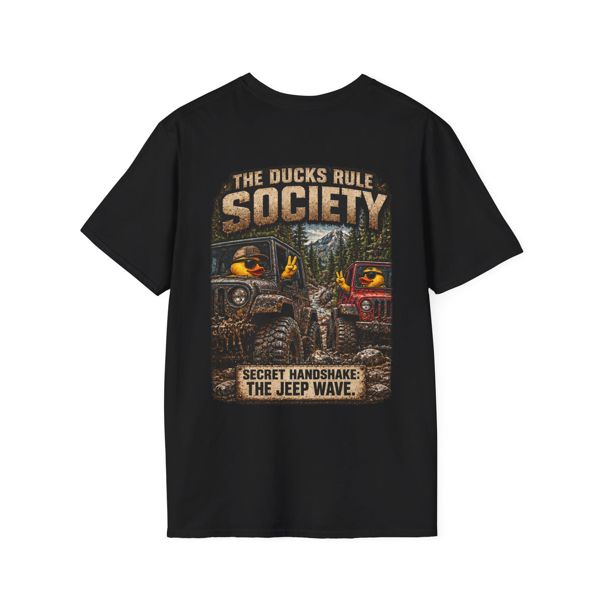 The Ducks Rule Society — Secret Handshake: The Jeep Wave T-shirt