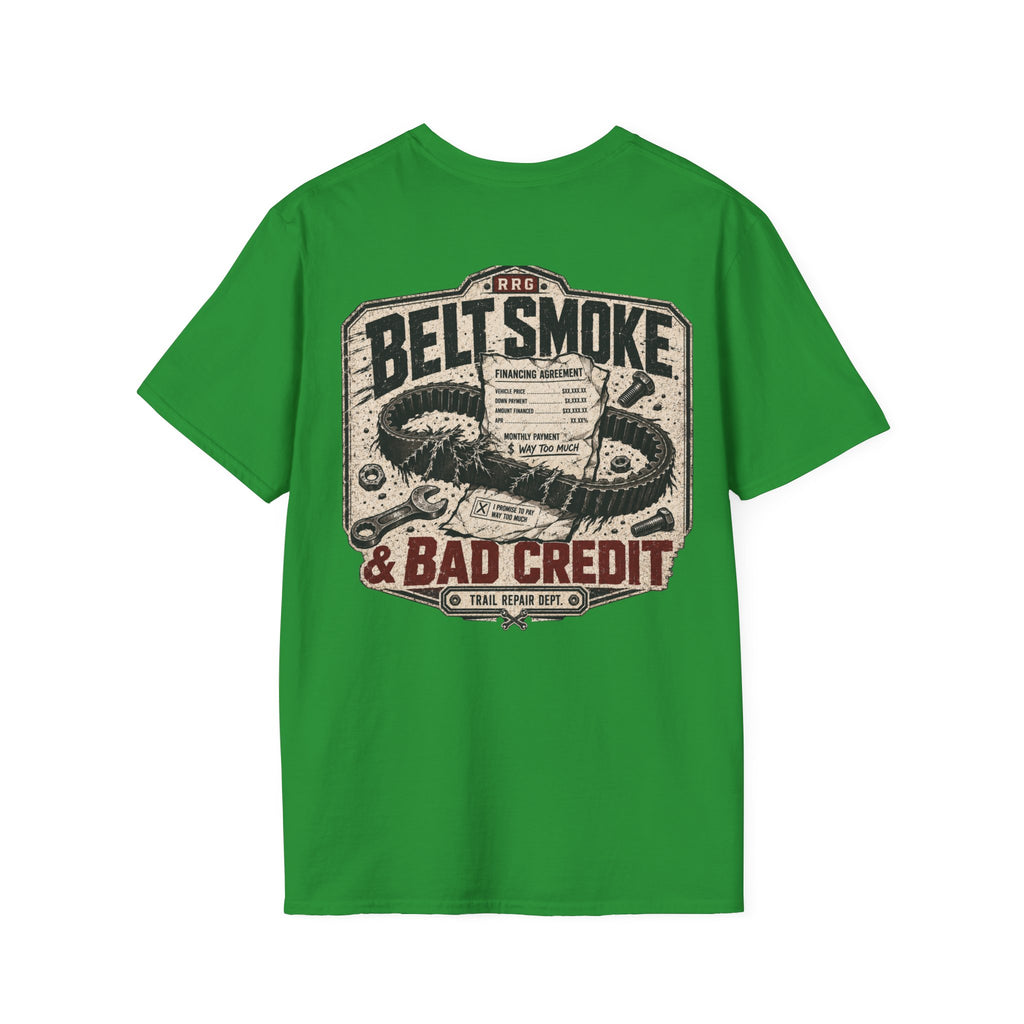 Belt Smoke & Bad Credit t-shirt