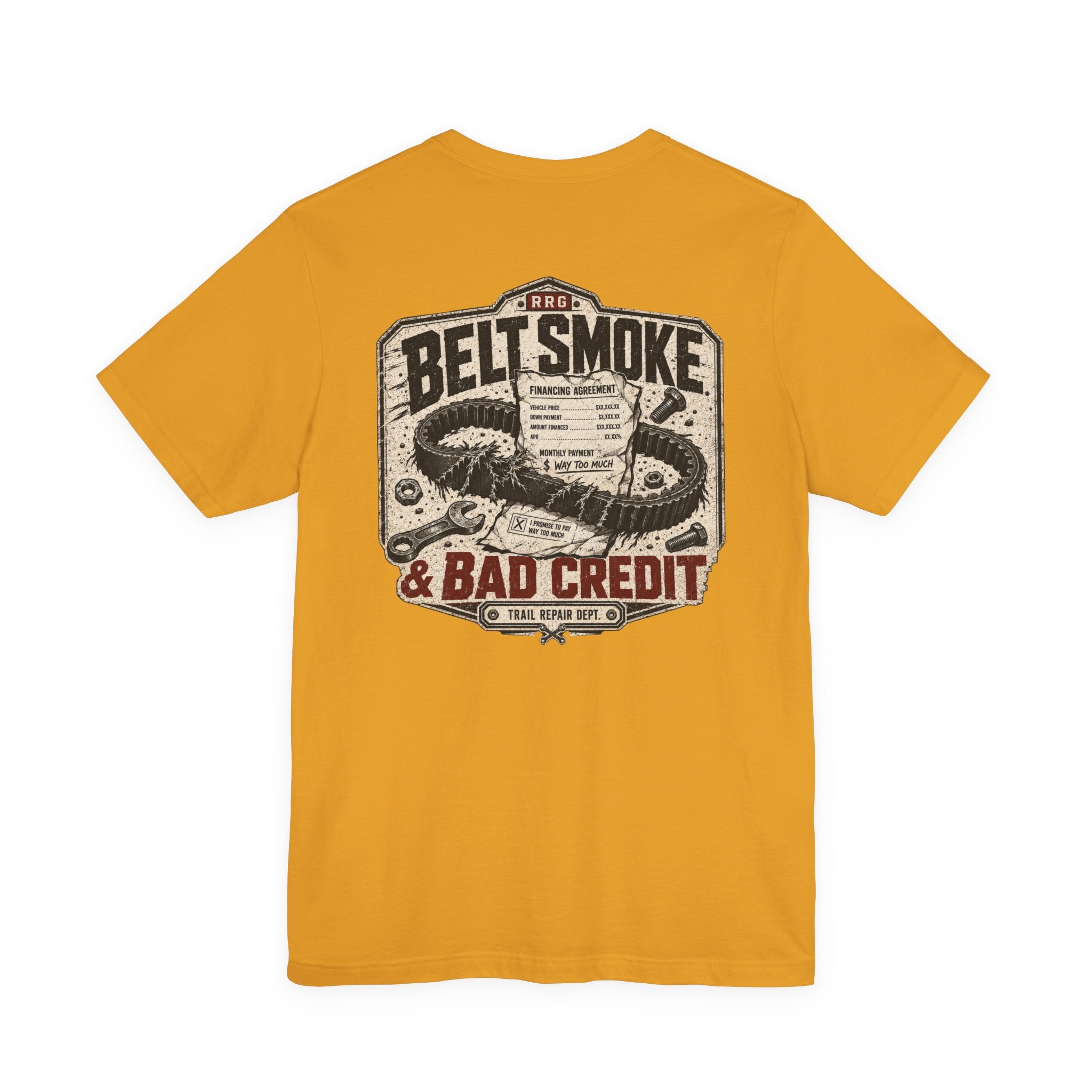 Belt Smoke & Bad Credit Tee | Rig Ready Gear Shirt