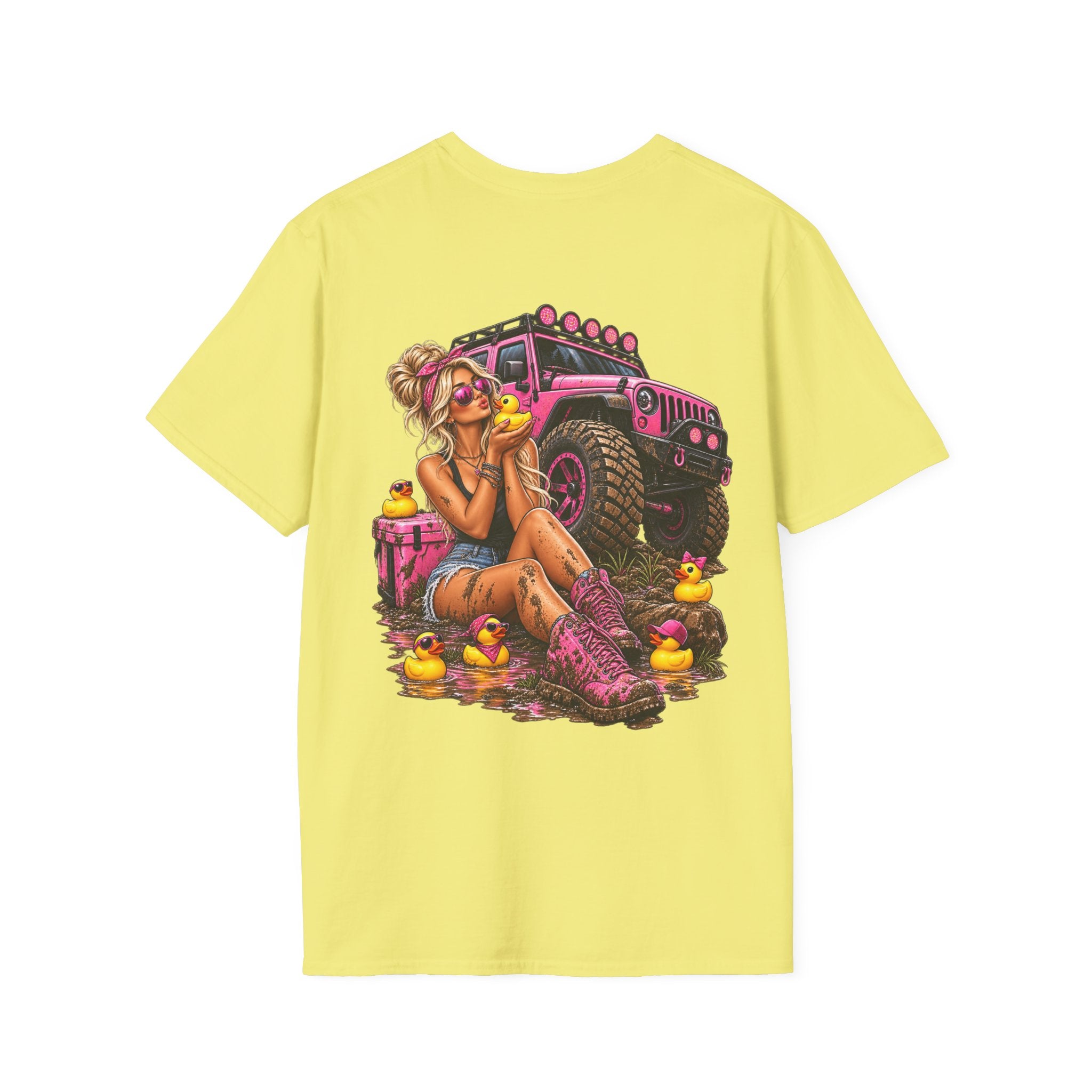 Mud, Ducks & Pink 4x4 T-shirt