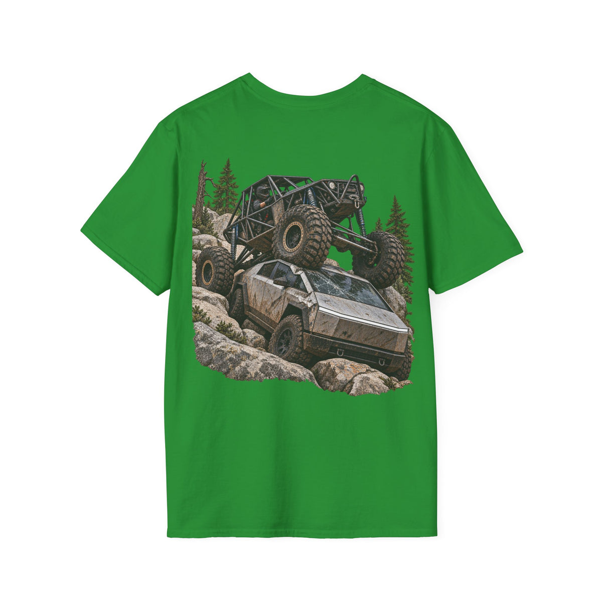 Cybertruck Crush — Rock Crawler T-Shirt
