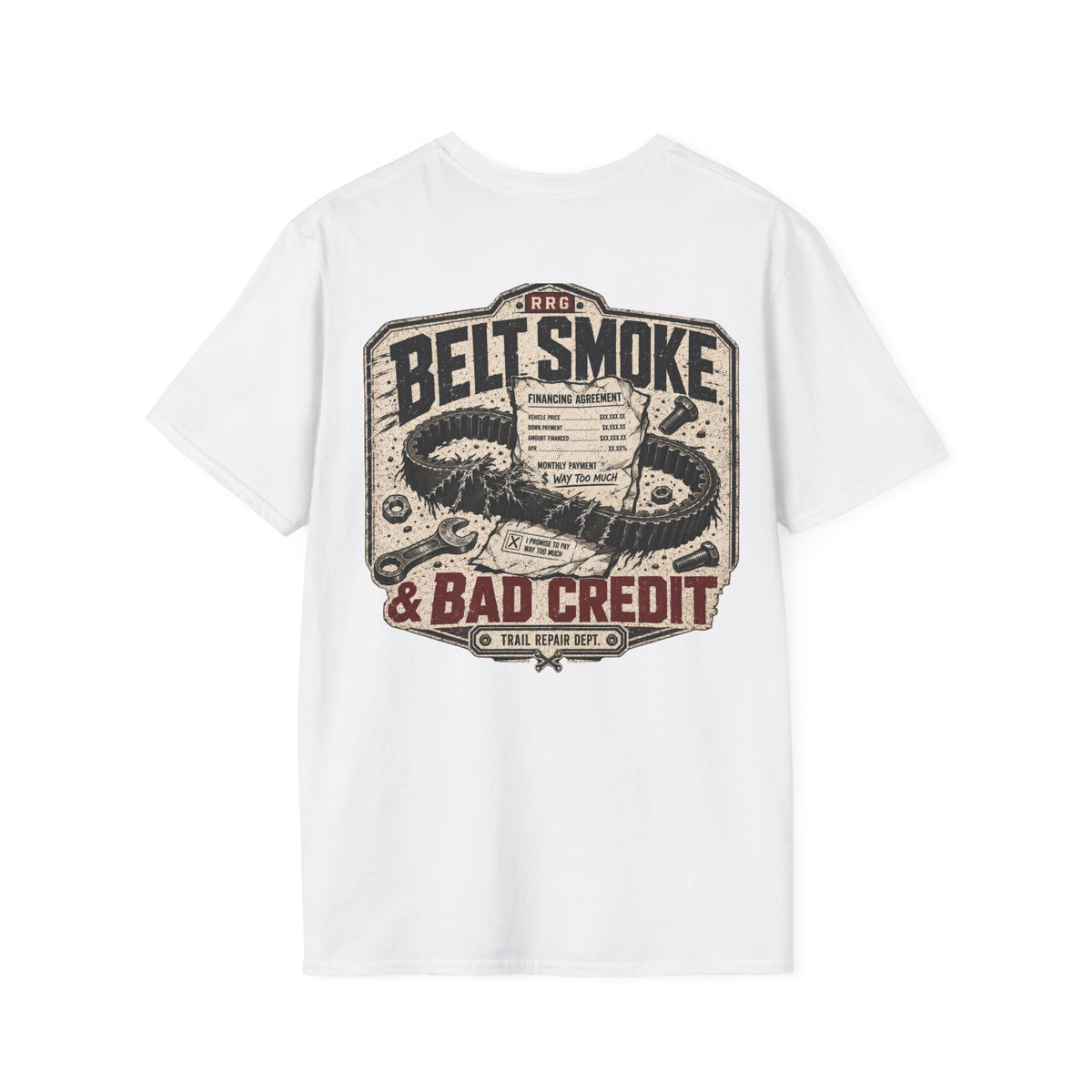 Belt Smoke & Bad Credit t-shirt