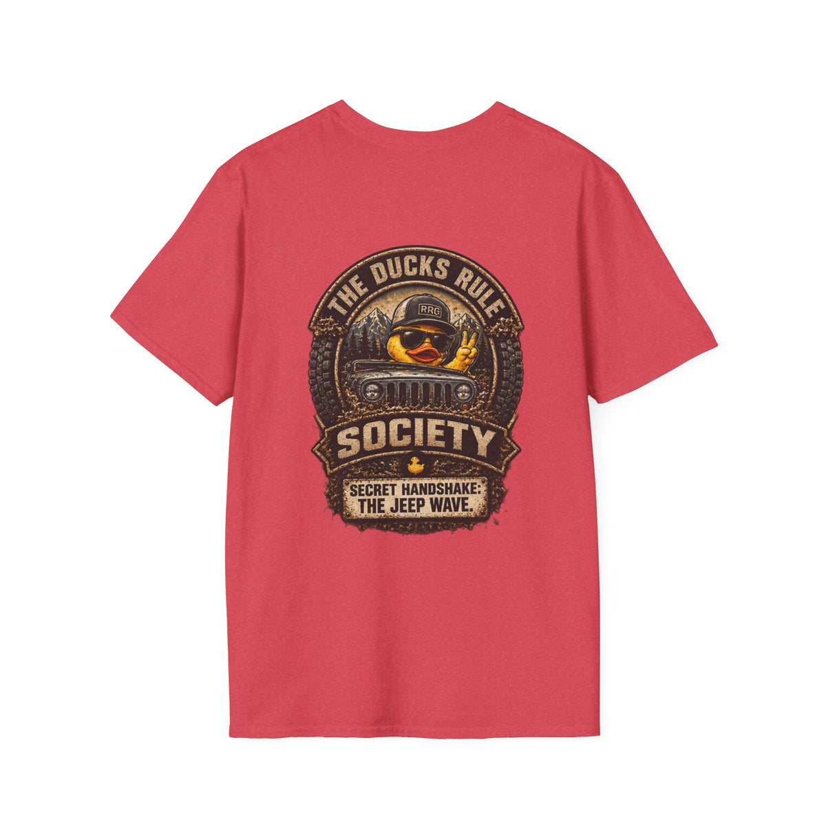 The Ducks Rule Society — Secret Handshake: The Jeep Wave — Handshake Verified T-shirt