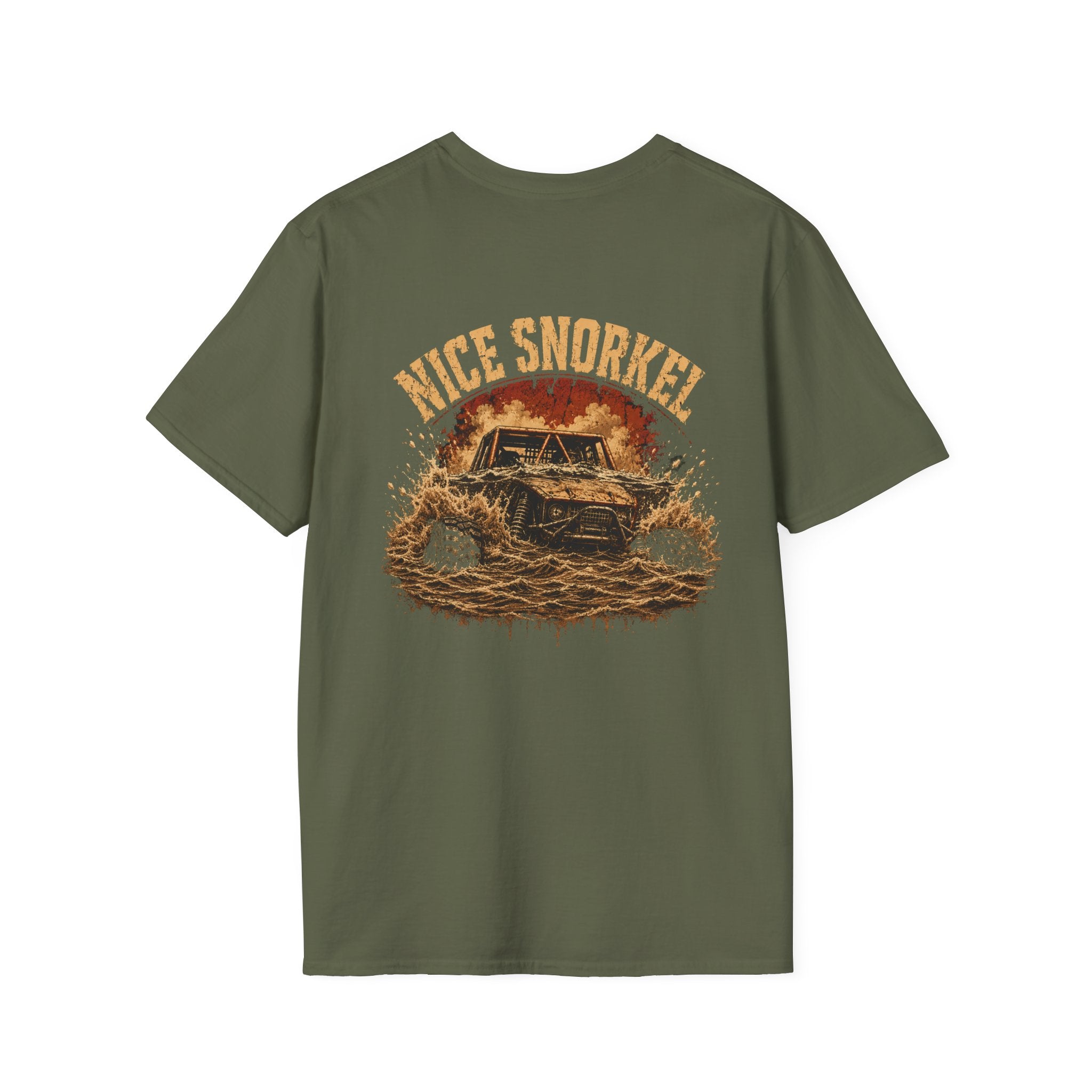 Nice Snorkel T-Shirt — Retro Off-Road Water Crossing Tee