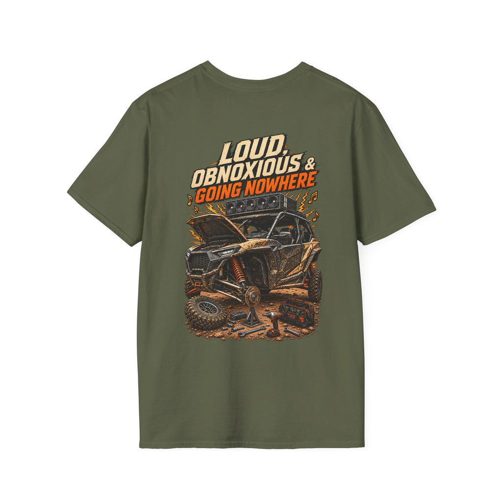 60K Golf Cart Loud, Obnoxious & Going Nowhere T-shirt