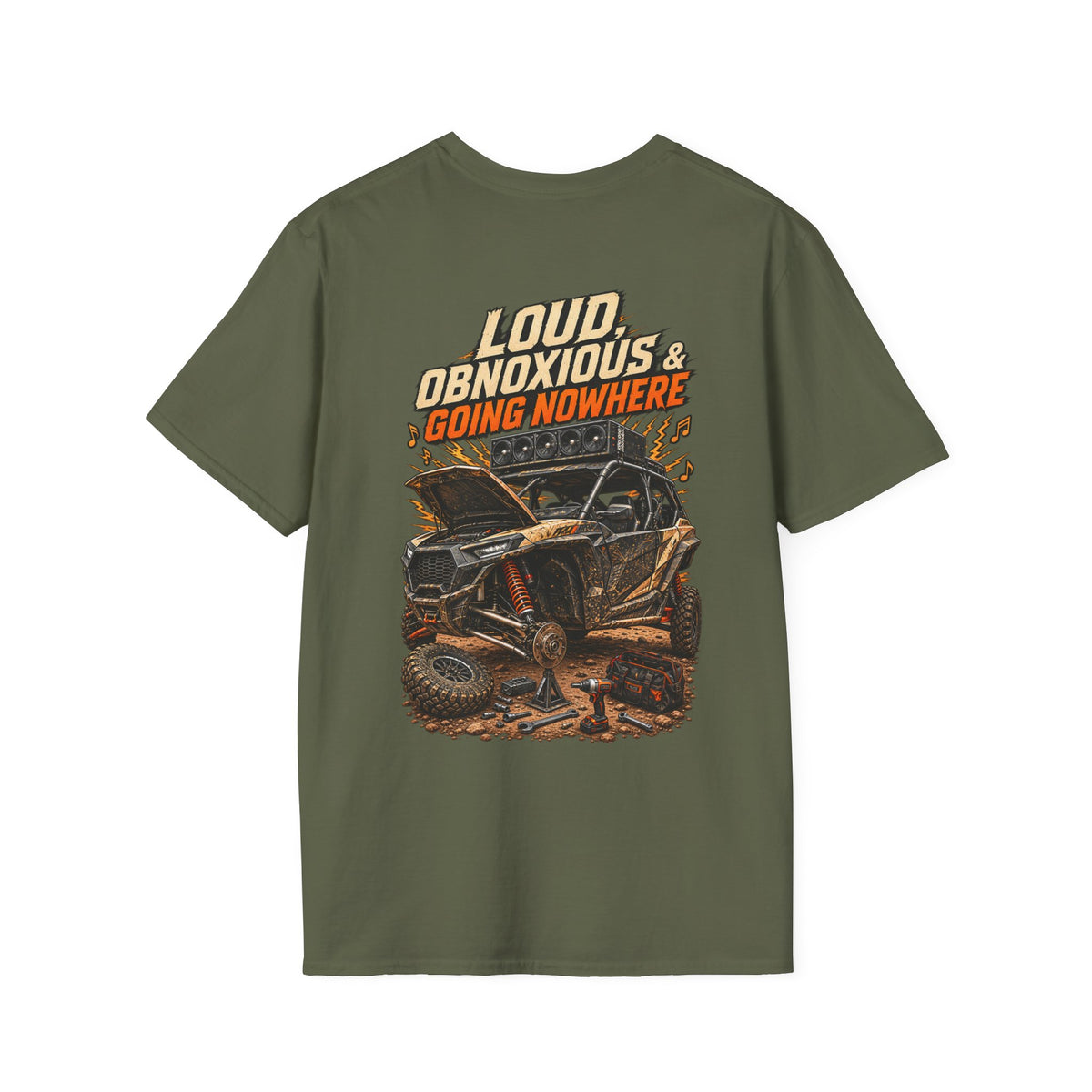 60K Golf Cart Loud, Obnoxious & Going Nowhere T-shirt