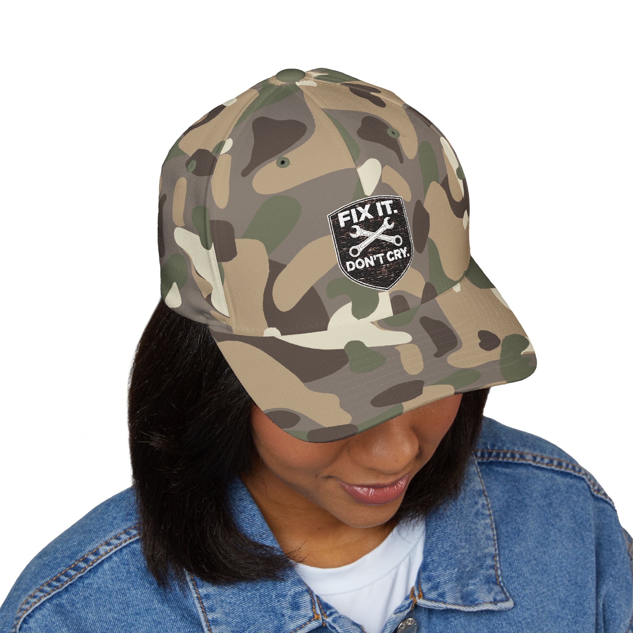 Fix It Don’t Cry Embroidered Cap