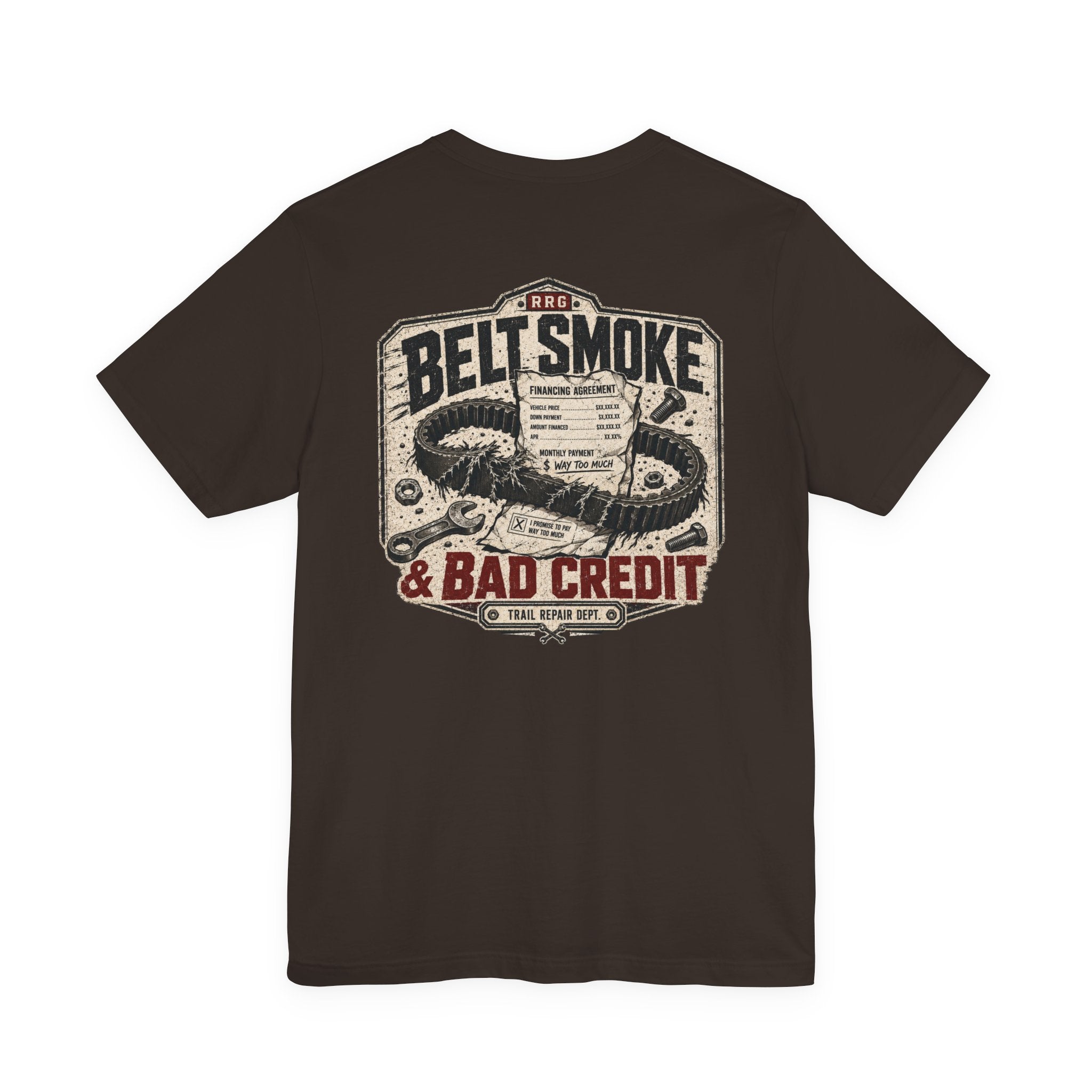 Belt Smoke & Bad Credit Tee | Rig Ready Gear Shirt