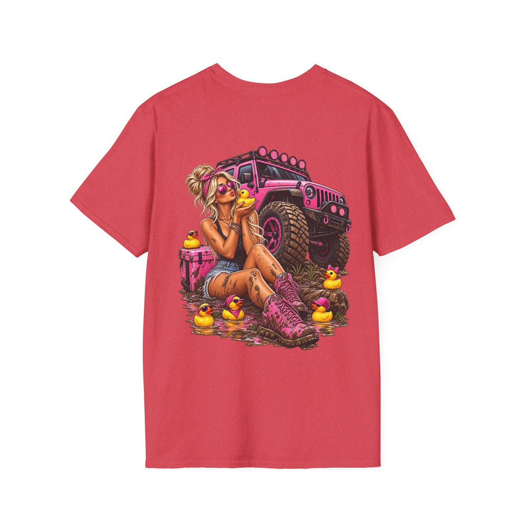 Mud, Ducks & Pink 4x4 T-shirt
