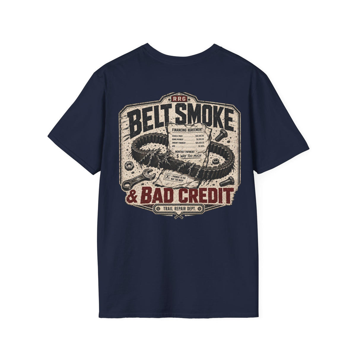 Belt Smoke & Bad Credit t-shirt