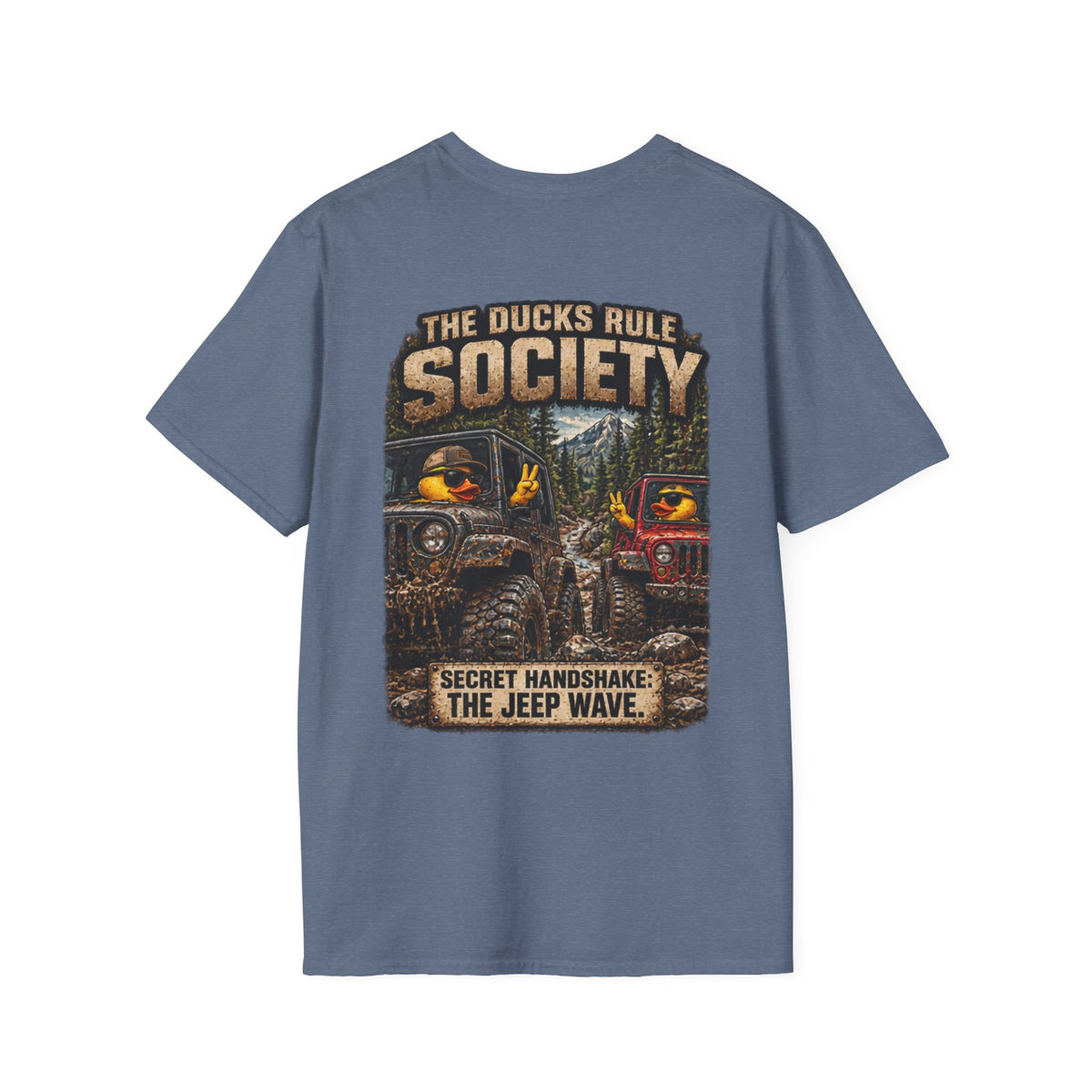 The Ducks Rule Society — Secret Handshake: The Jeep Wave T-shirt