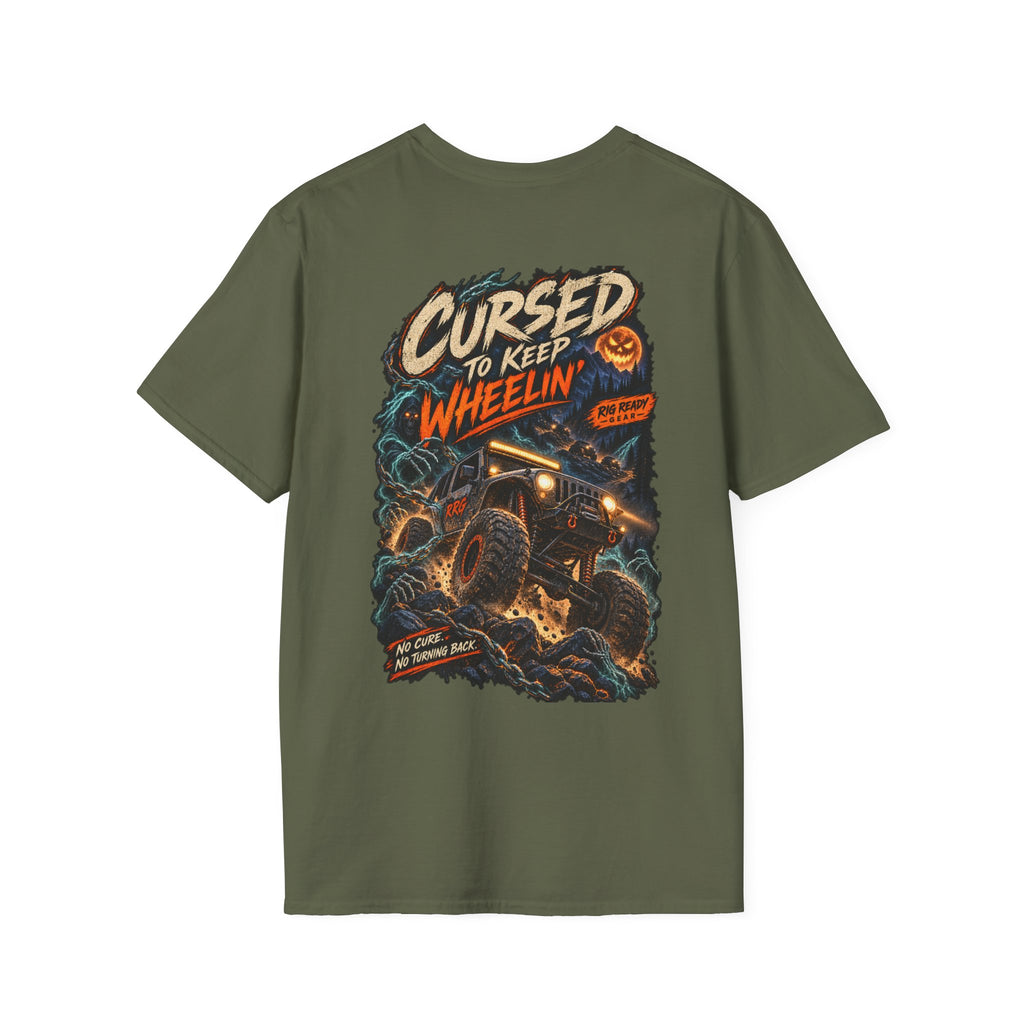 Cursed to Keep Wheelin’ Zombies T-shirt