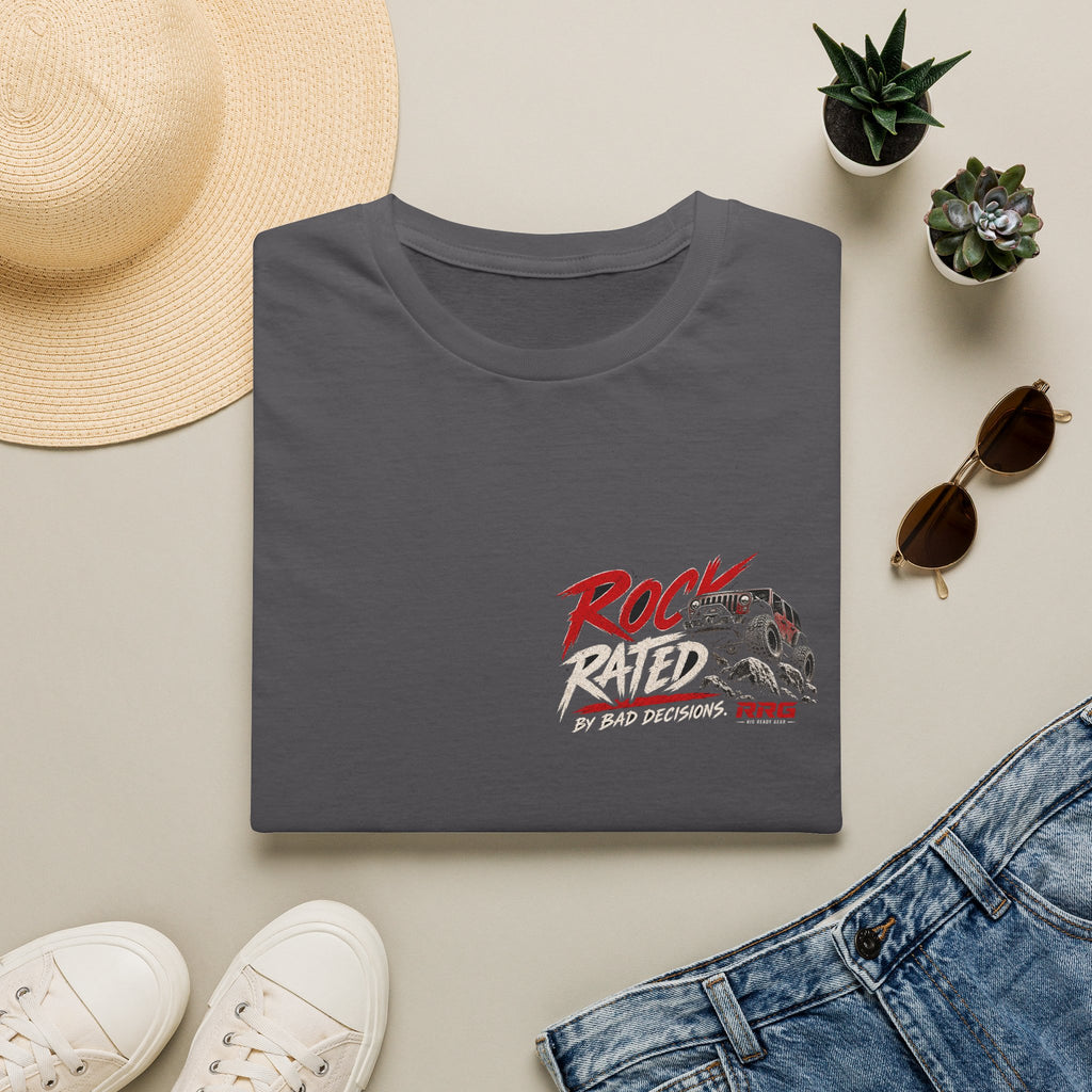 ROCK RATED BY BAD DECISIONS T-shirt