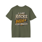I LIKE ROCKS, BEER, AND MAYBE 3 PEOPLE.