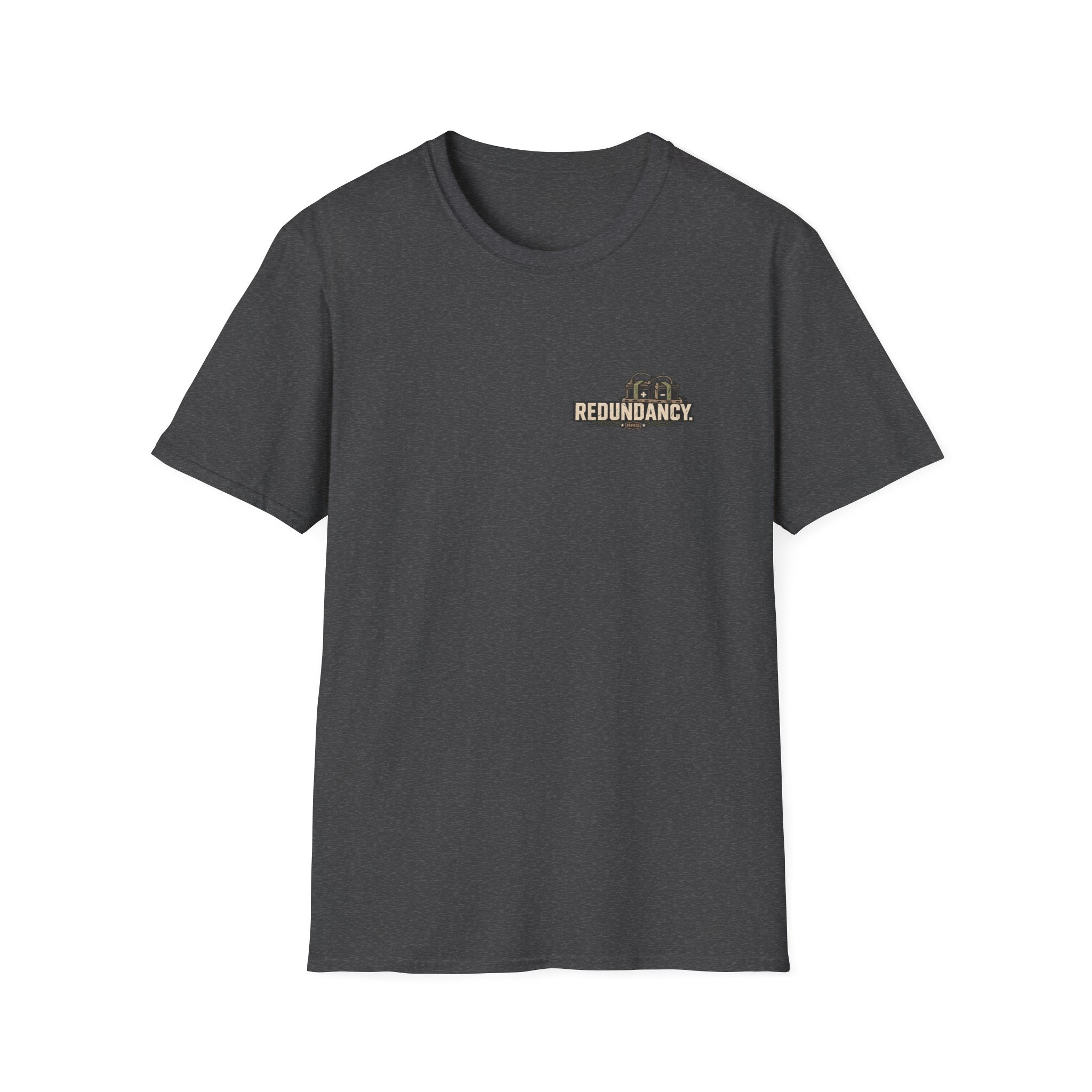 Dual Batteries. Single Recovery Point. T-shirt