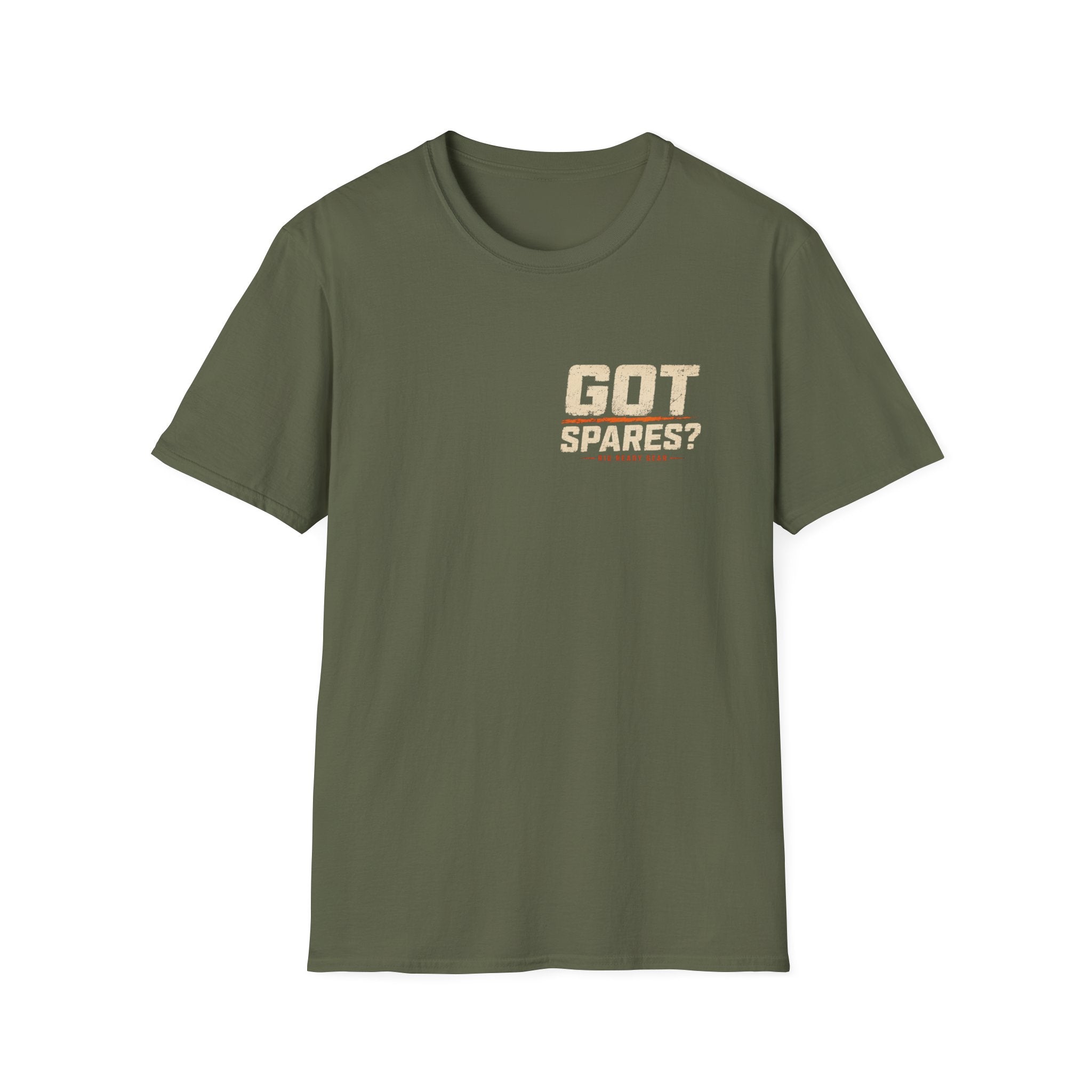 WE GOT SPARES. T-shirt