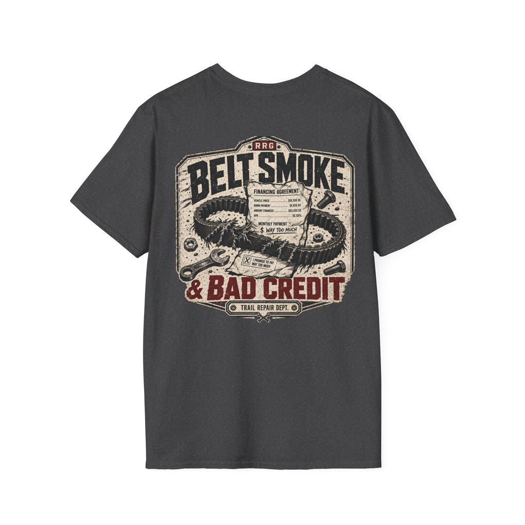 Belt Smoke & Bad Credit t-shirt