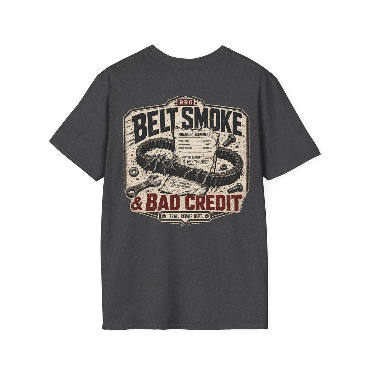 Belt Smoke & Bad Credit t-shirt