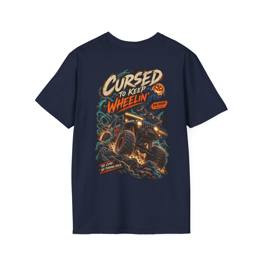 Cursed to Keep Wheelin’ Zombies T-shirt