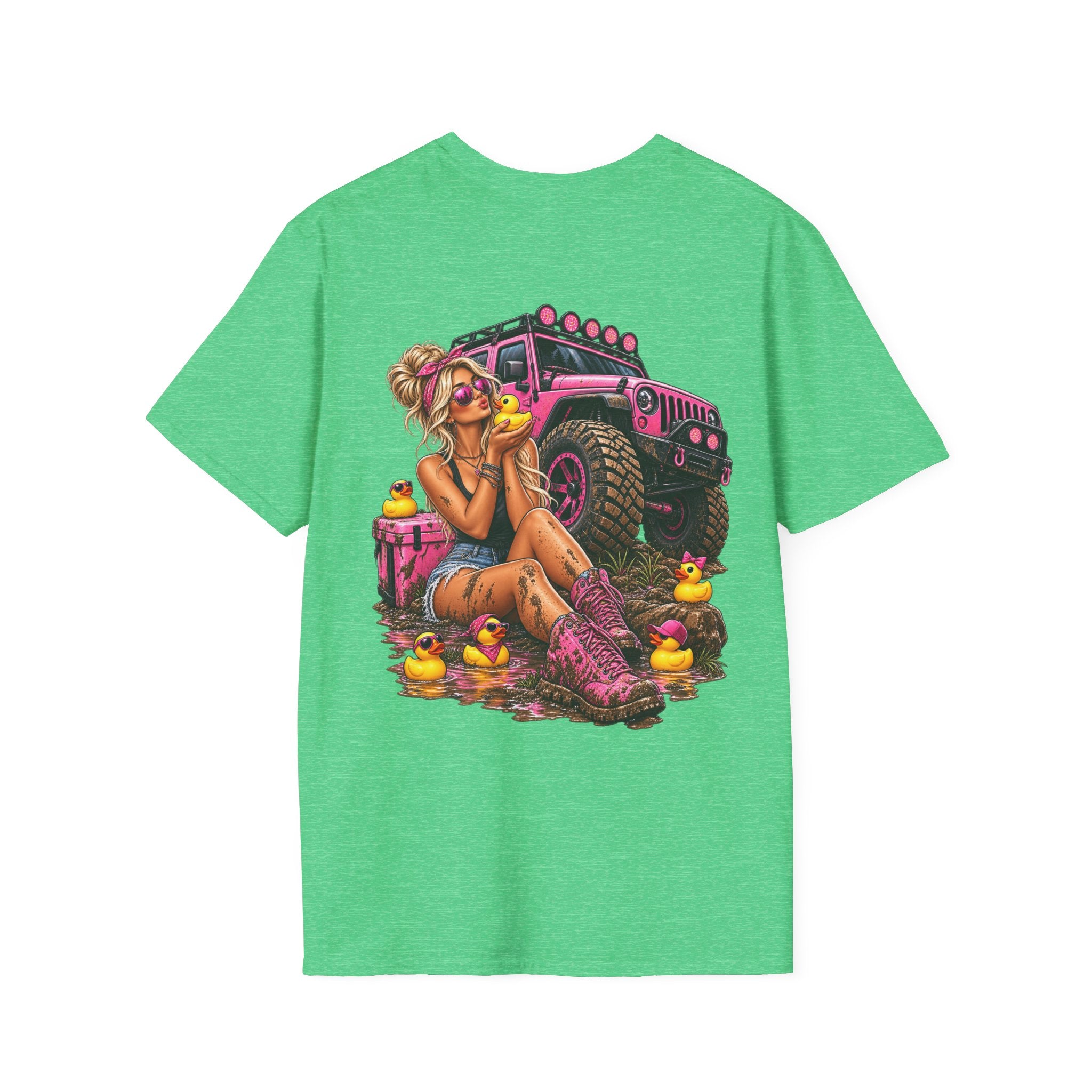 Mud, Ducks & Pink 4x4 T-shirt