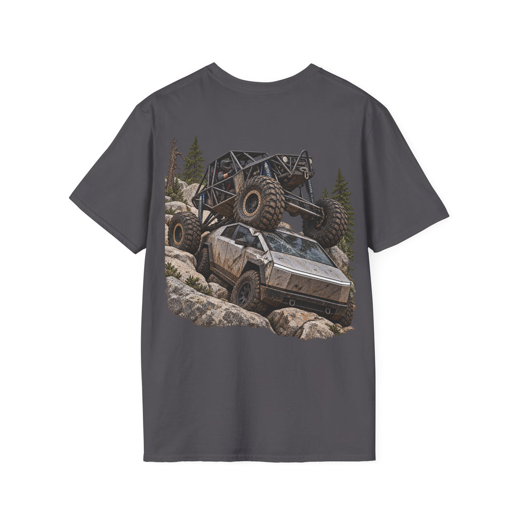 Cybertruck Crush — Rock Crawler T-Shirt