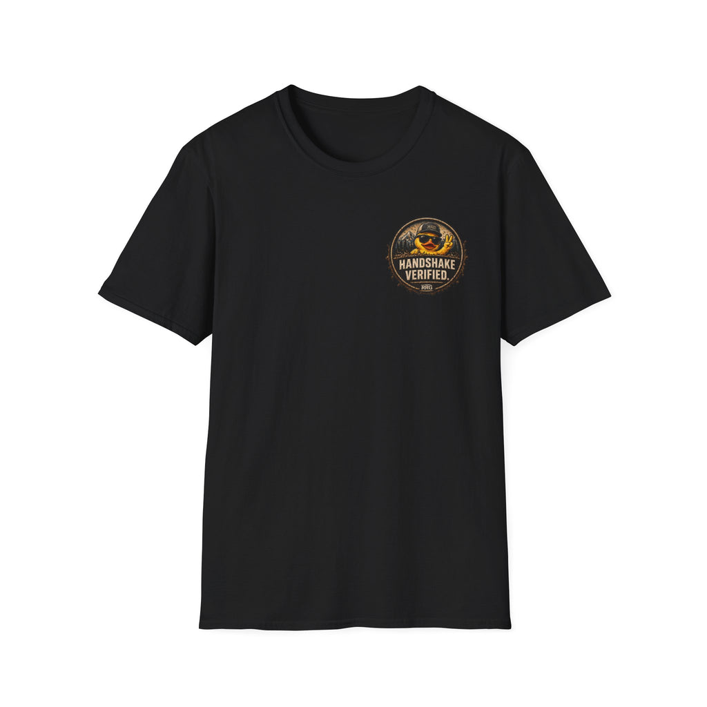 The Ducks Rule Society — Secret Handshake: The Jeep Wave — Handshake Verified T-shirt