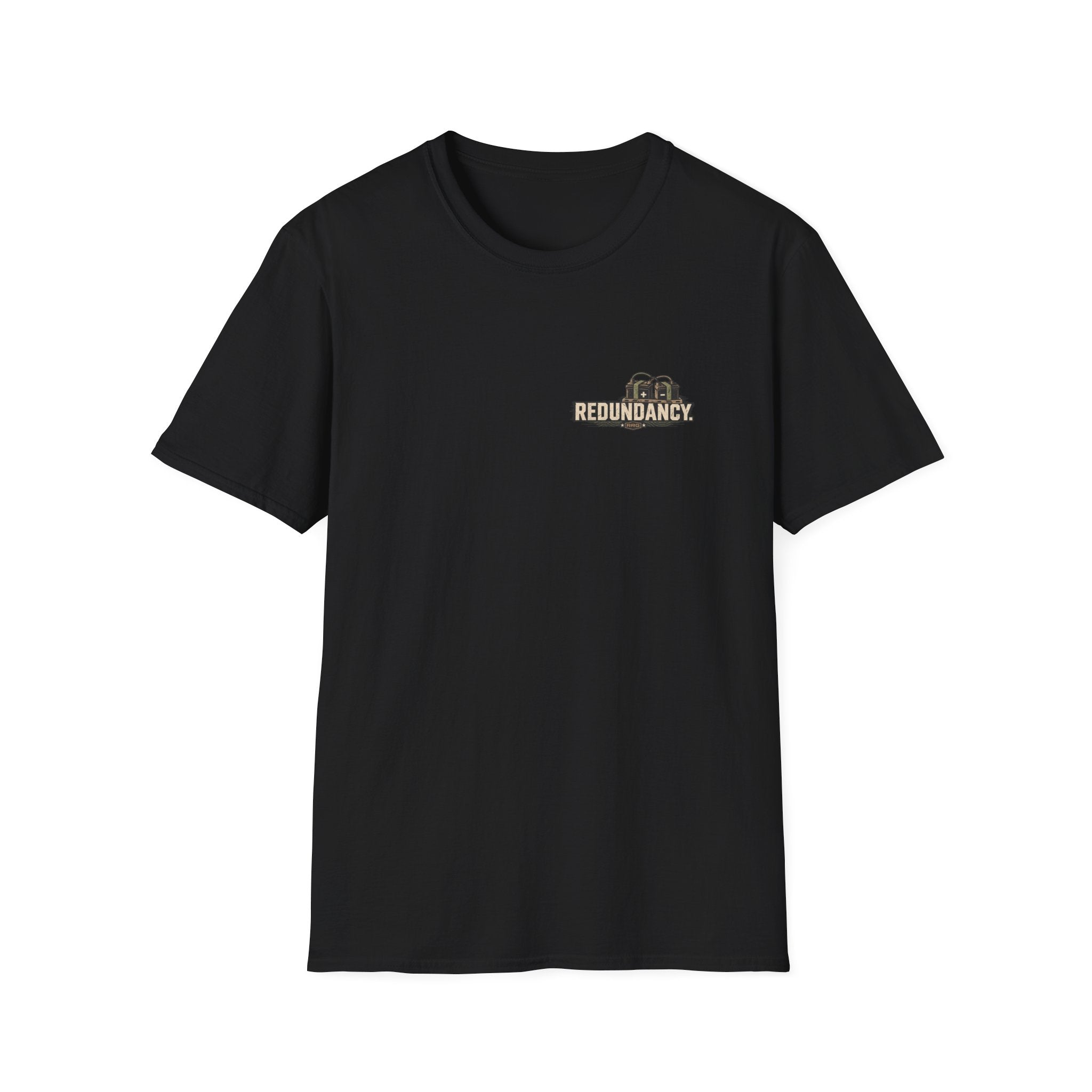 Dual Batteries. Single Recovery Point. T-shirt