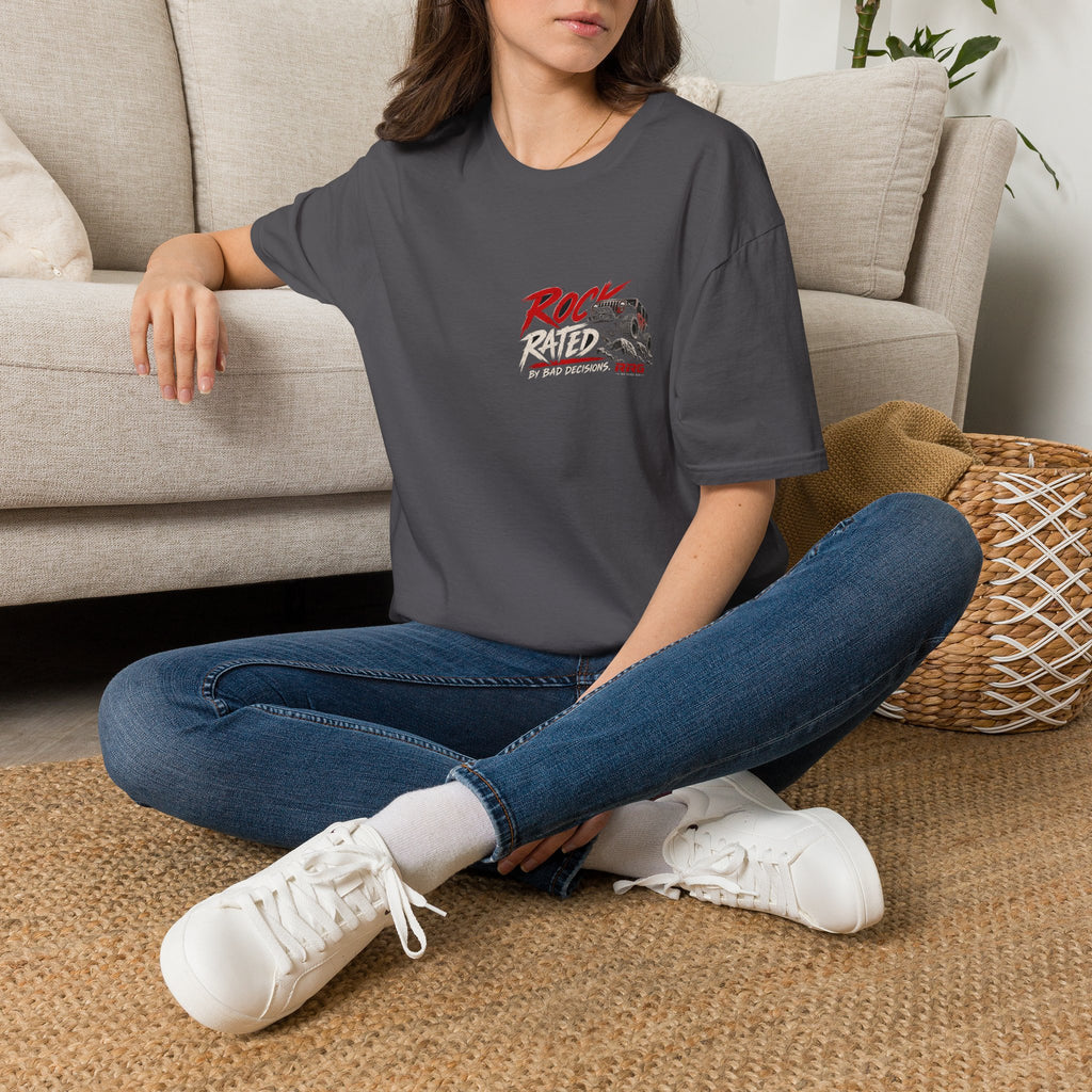 ROCK RATED BY BAD DECISIONS T-shirt