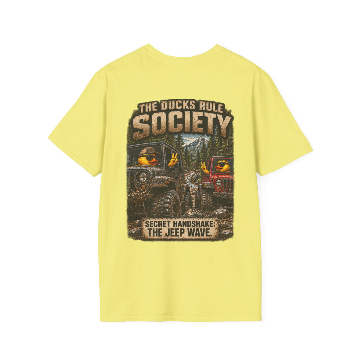 The Ducks Rule Society — Secret Handshake: The Jeep Wave T-shirt