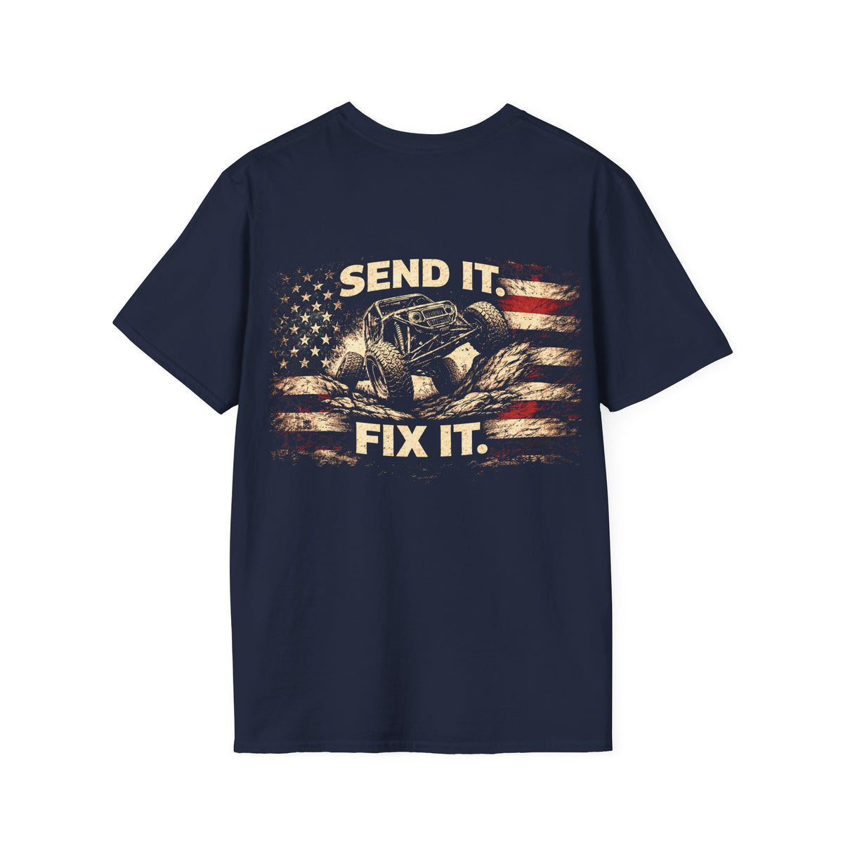 Send It Fix It Patriotic T-Shirt | Rig Ready Gear