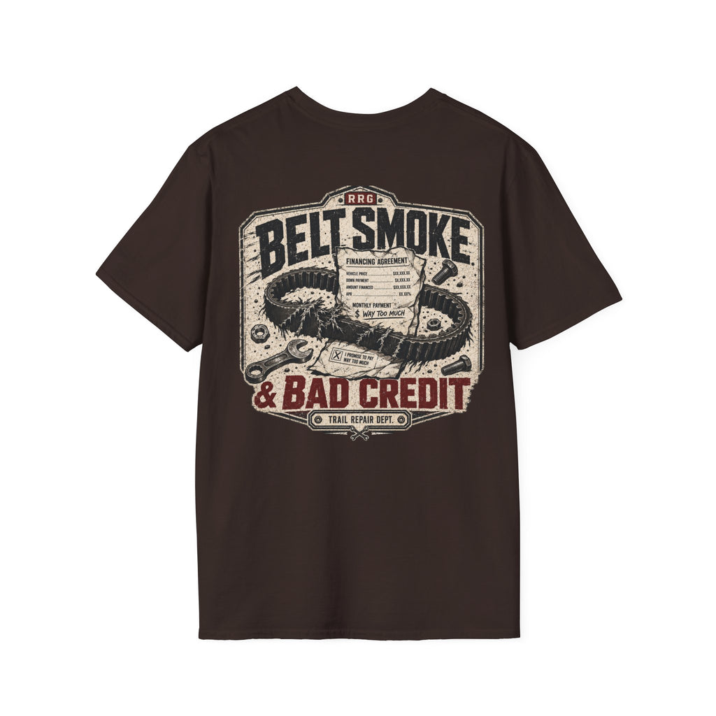 Belt Smoke & Bad Credit t-shirt