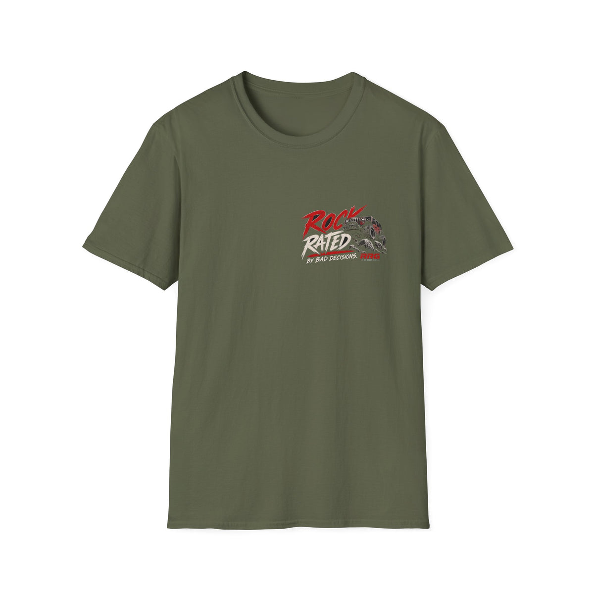 ROCK RATED BY BAD DECISIONS T-shirt