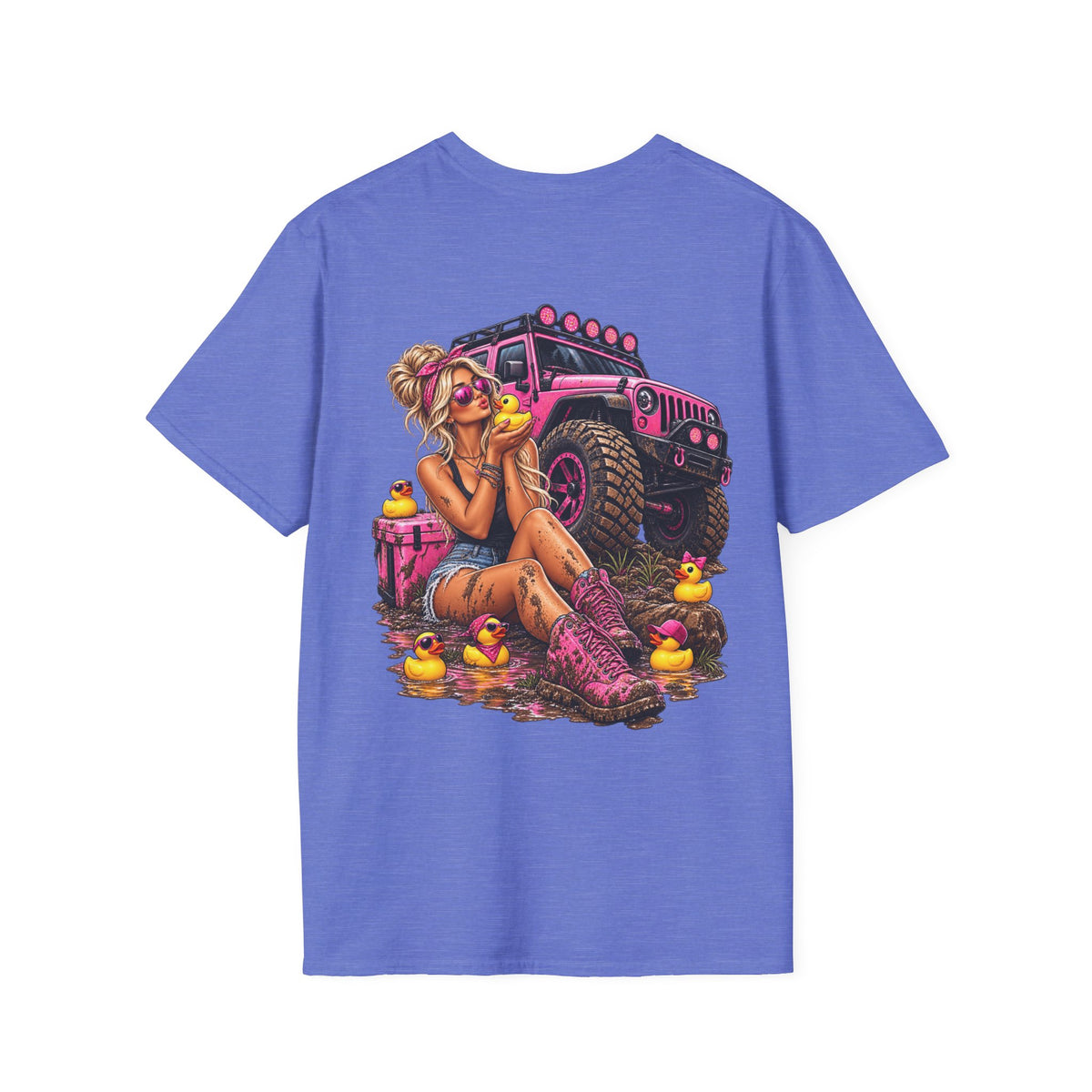 Mud, Ducks & Pink 4x4 T-shirt