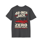48-Inch Jack. Zero Jacking Points. T-shirt