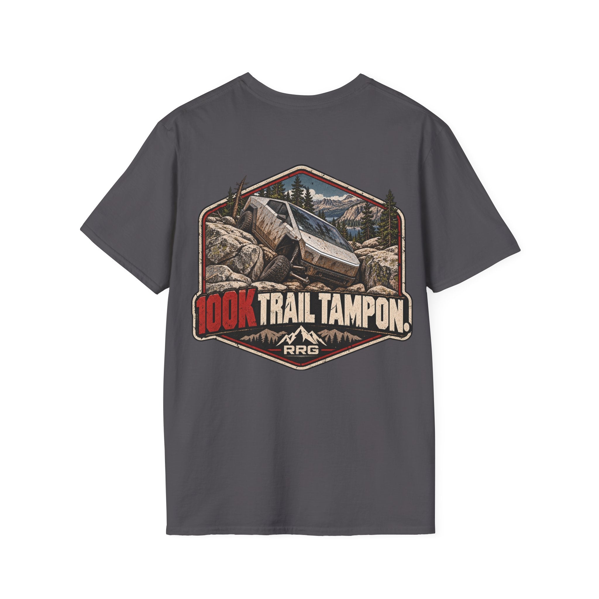 100K Trail Tampon — Vintage Badge T-shirt