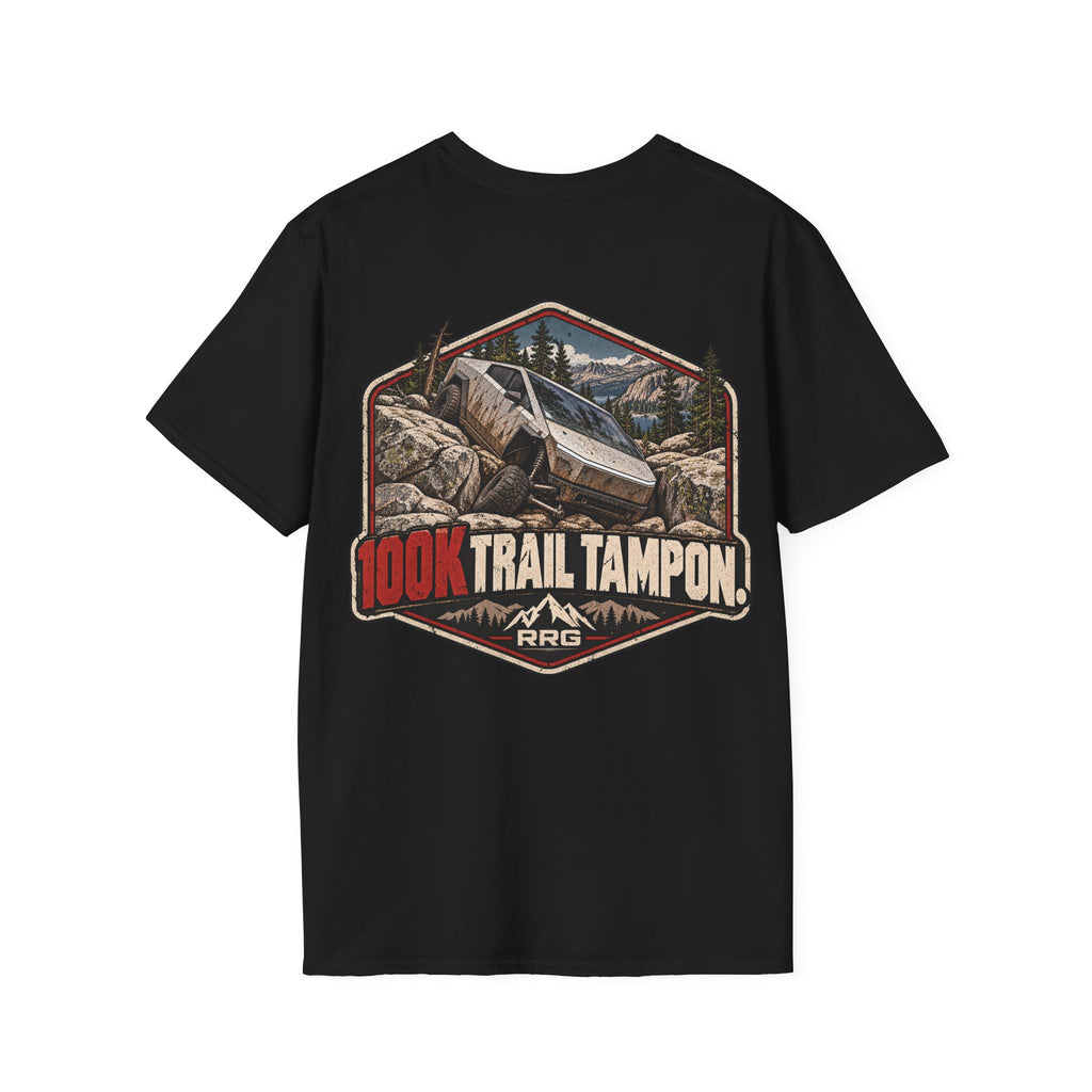 100K Trail Tampon — Vintage Badge T-shirt