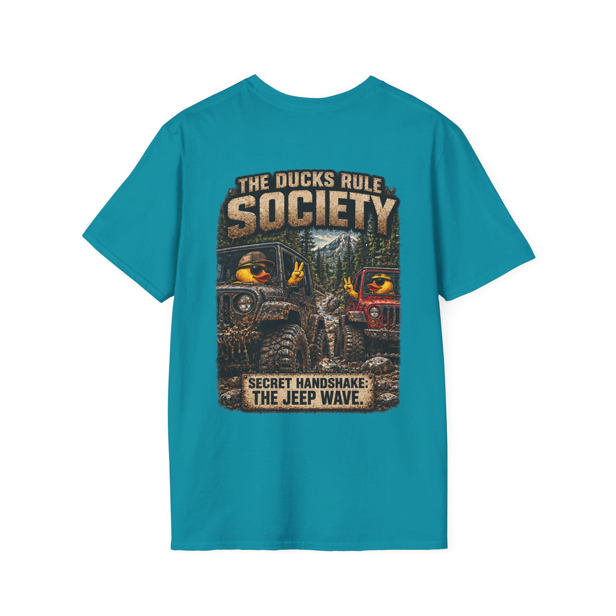 The Ducks Rule Society — Secret Handshake: The Jeep Wave T-shirt